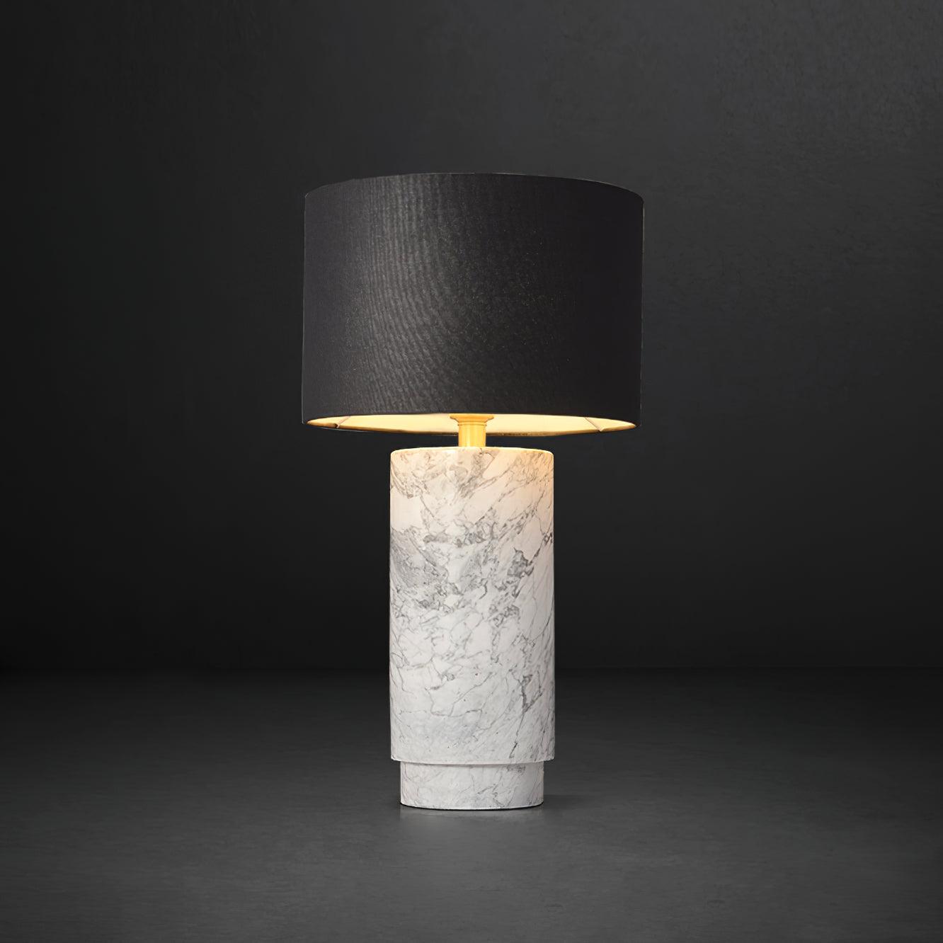 Radiace Marble Fabric Table Lamp - Letslighting