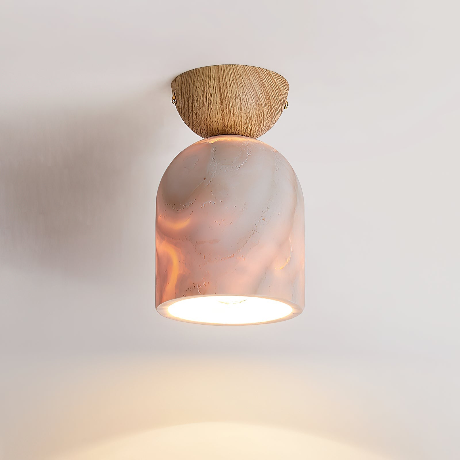 Vezorus Modern Minimalist Cone Travertine Ceiling Lamp - Letslighting