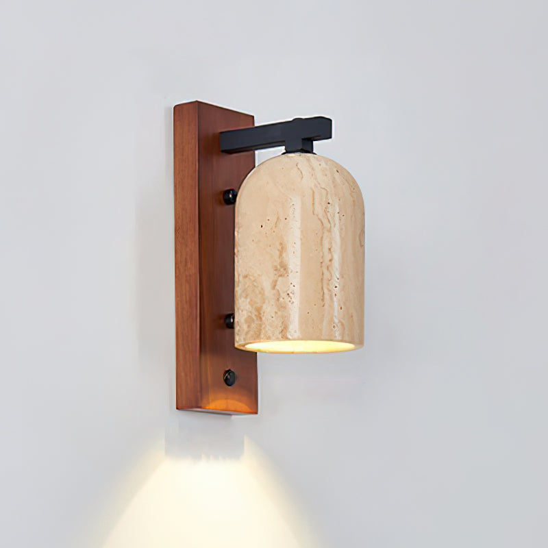 Cole Wall Light Travertine - Letslighting