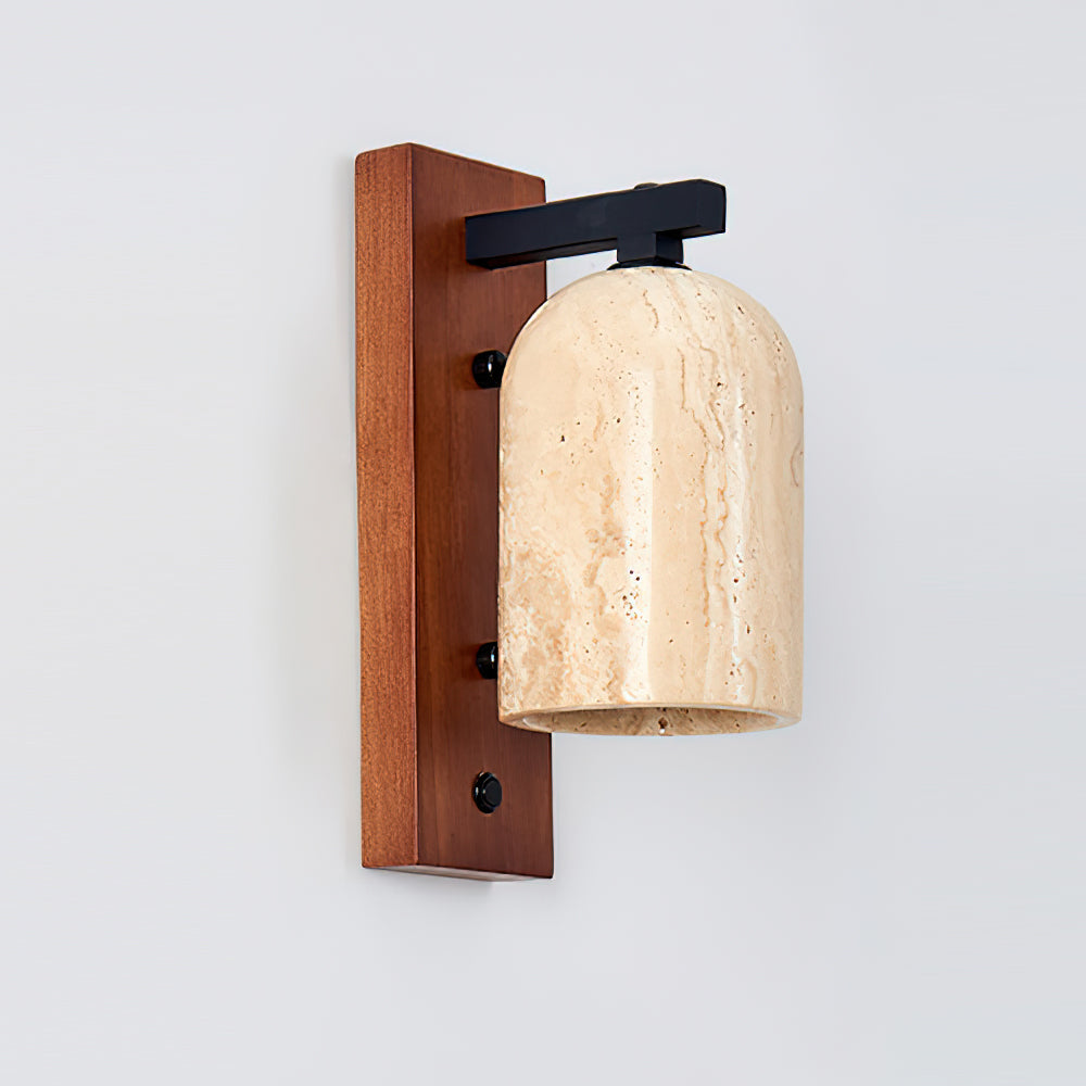 Cole Wall Light Travertine - Letslighting
