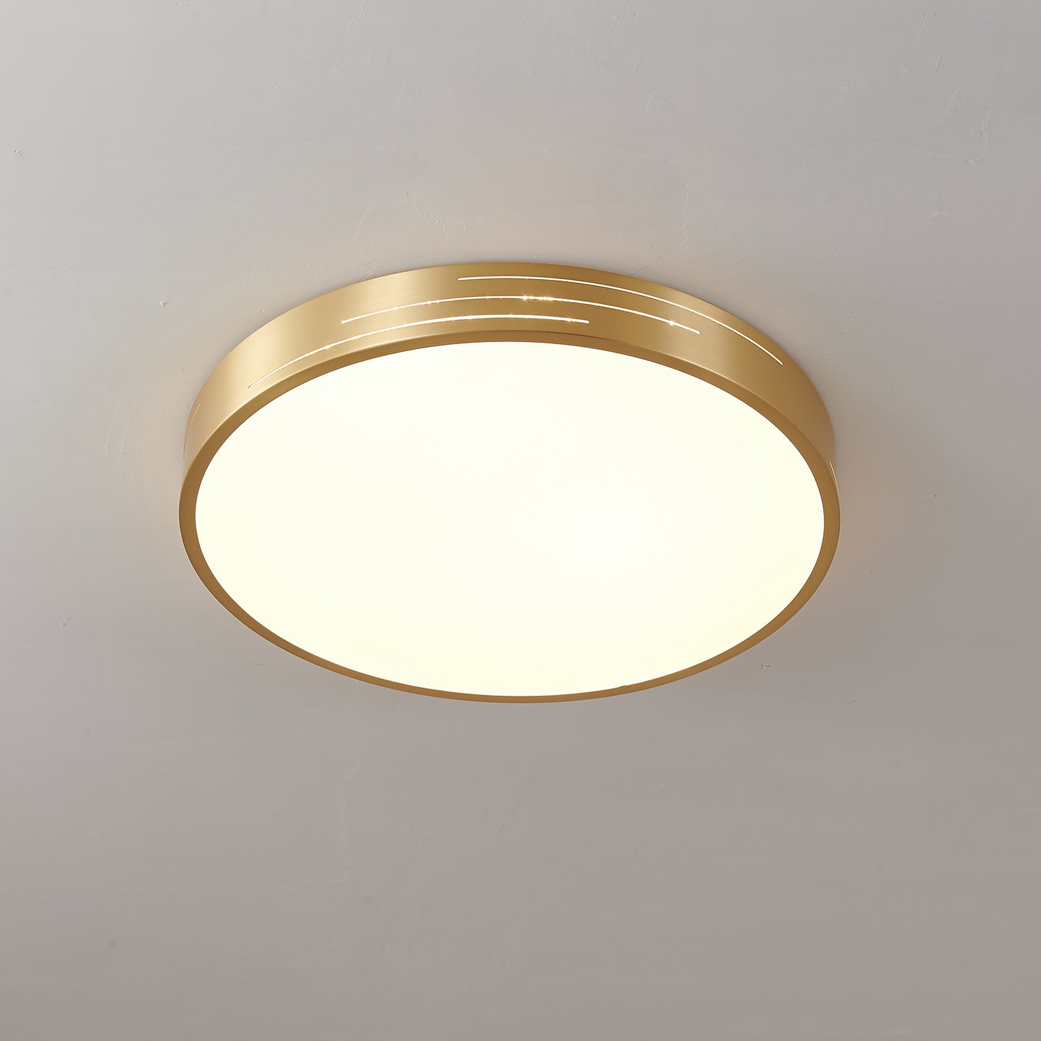 Lustra Ceiling Light Brass Acrylic Modern - Letslighting
