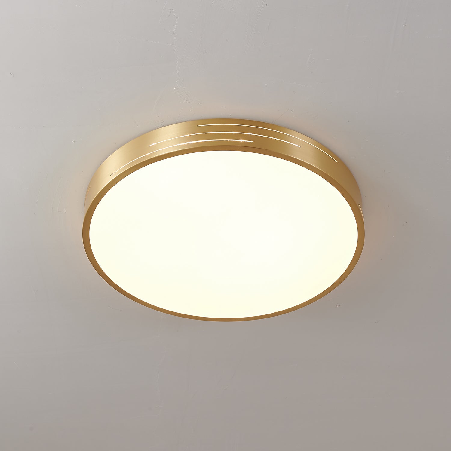 Lustra Ceiling Light Brass Acrylic Modern - Letslighting