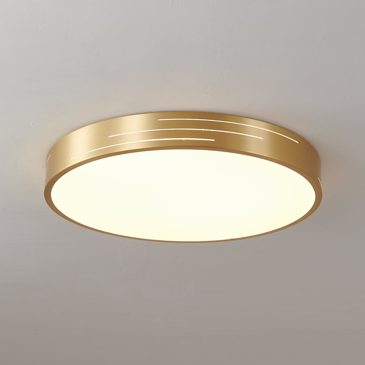 Lustra Ceiling Light Brass Acrylic Modern - Letslighting
