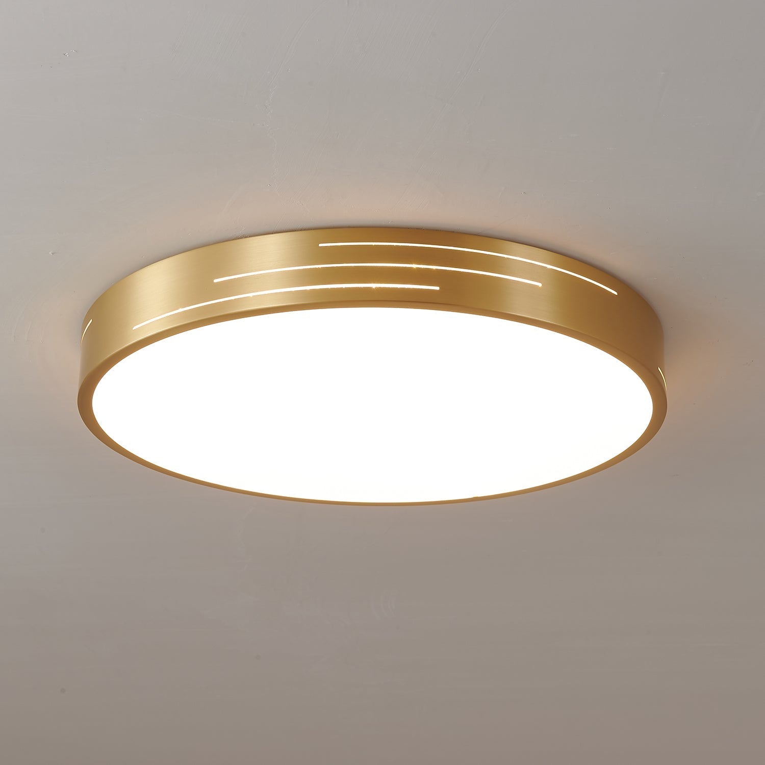 Lustra Ceiling Light Brass Acrylic Modern - Letslighting