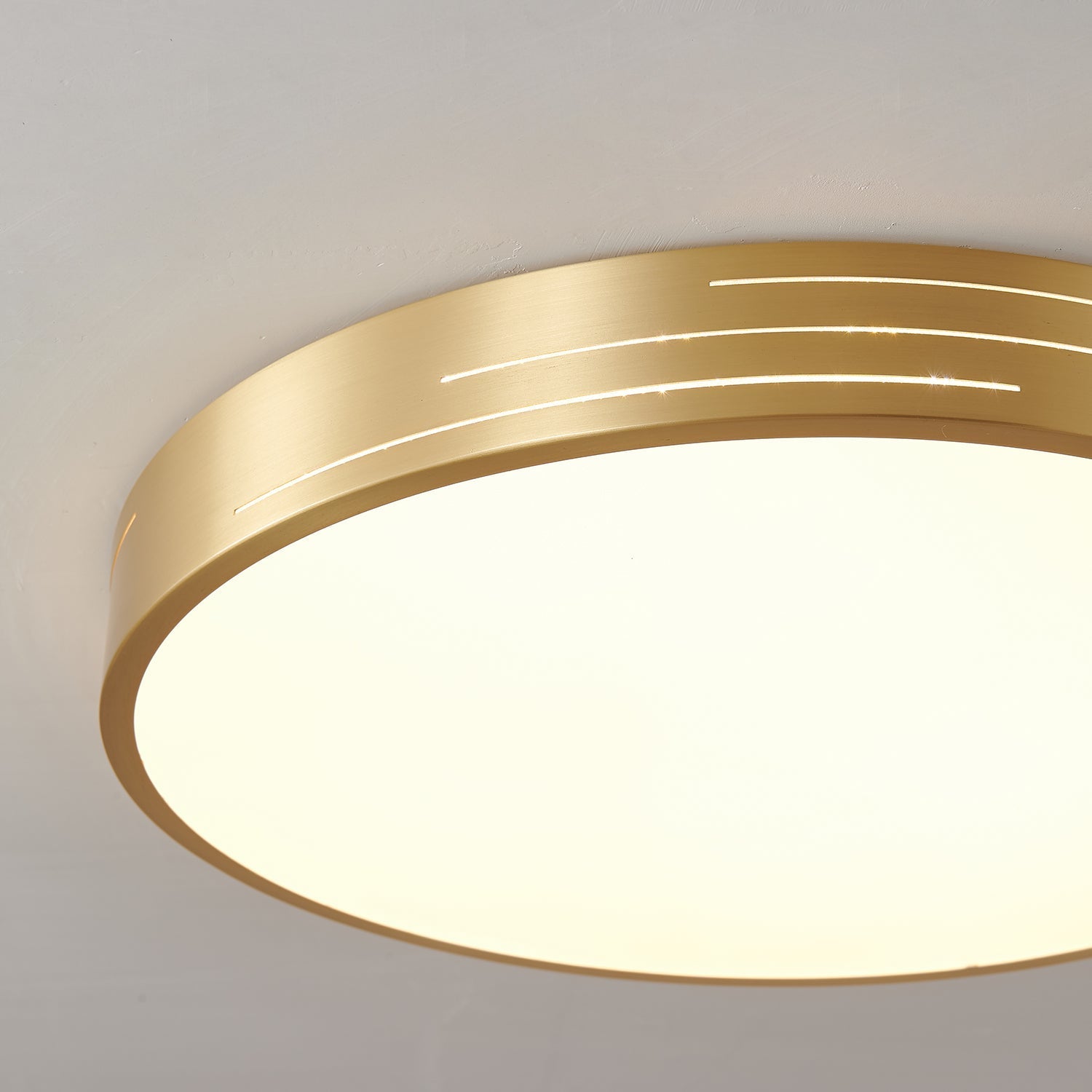 Lustra Ceiling Light Brass Acrylic Modern - Letslighting