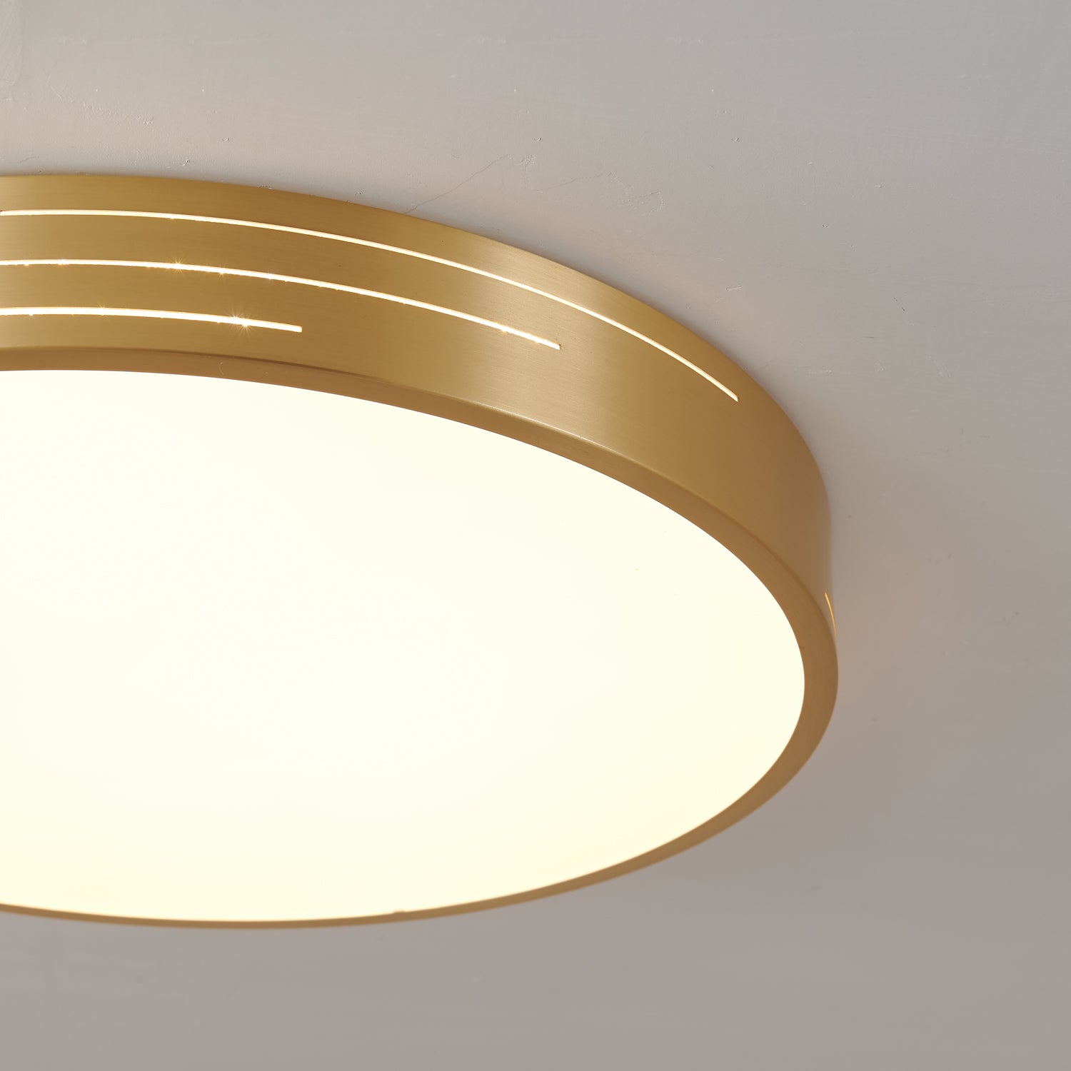 Lustra Ceiling Light Brass Acrylic Modern - Letslighting