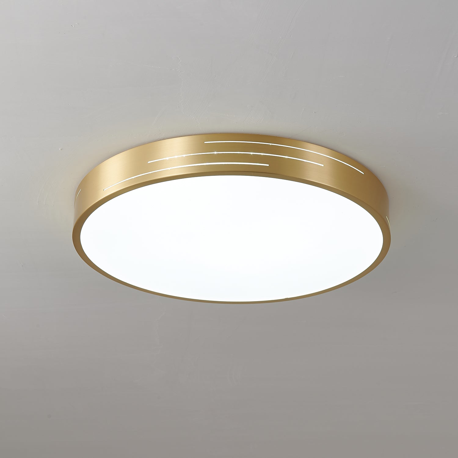 Lustra Ceiling Light Brass Acrylic Modern - Letslighting