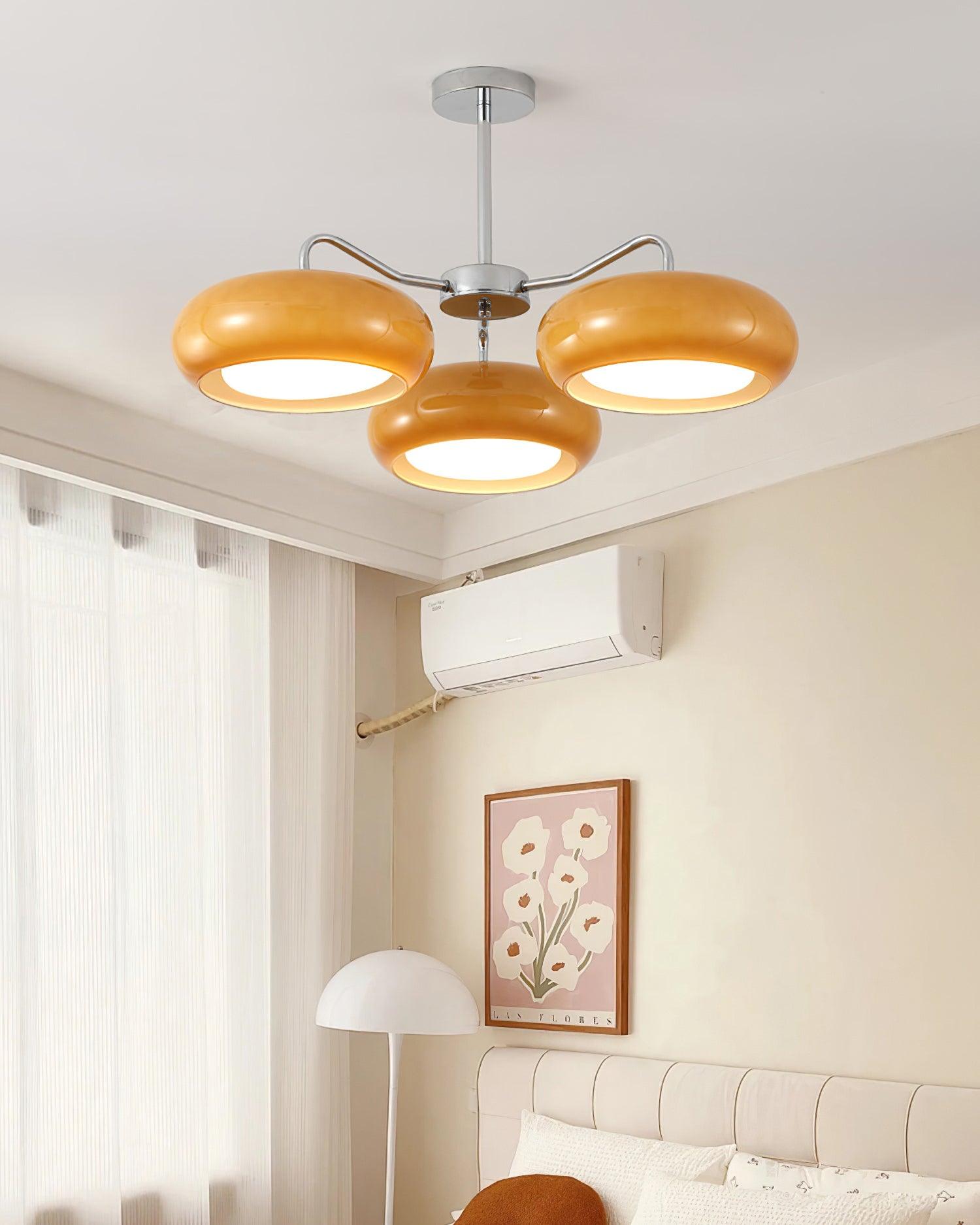 Tetra Ceiling Lamp Triple Globe Retro Modern Living Room - Letslighting