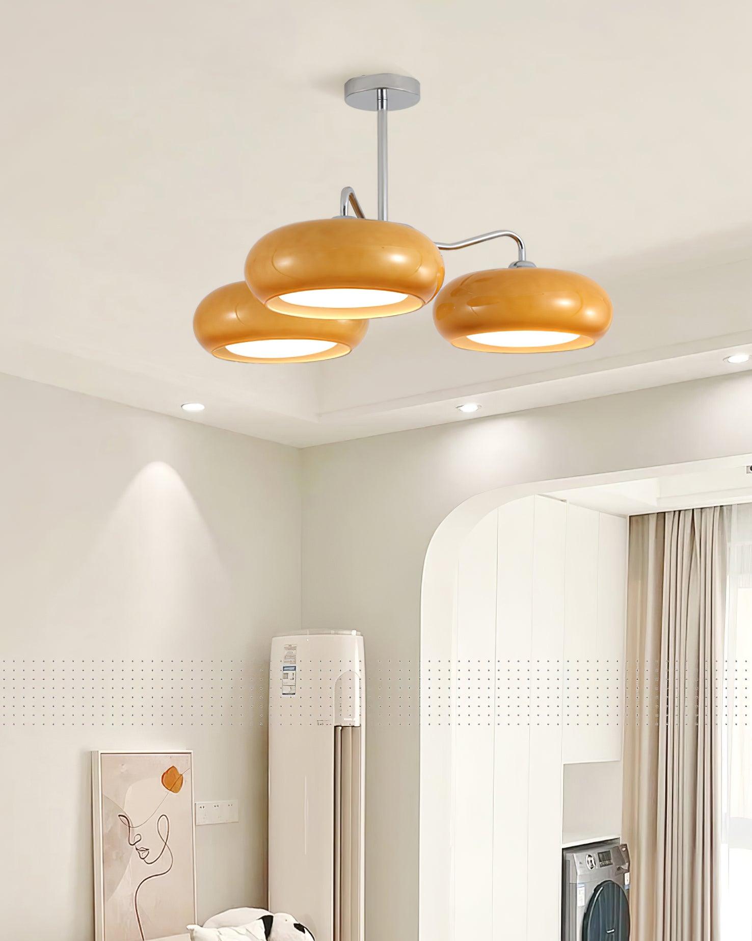 Tetra Ceiling Lamp Triple Globe Retro Modern Living Room - Letslighting