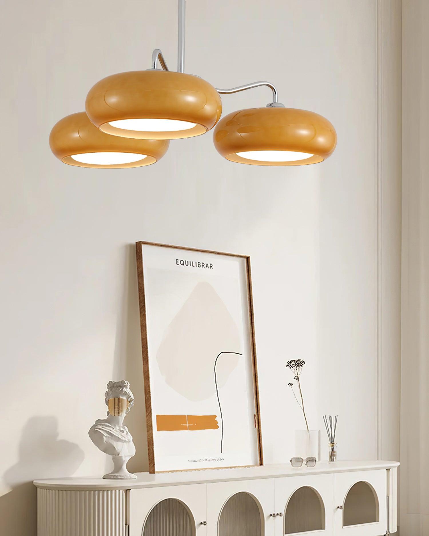 Tetra Ceiling Lamp Triple Globe Retro Modern Living Room - Letslighting