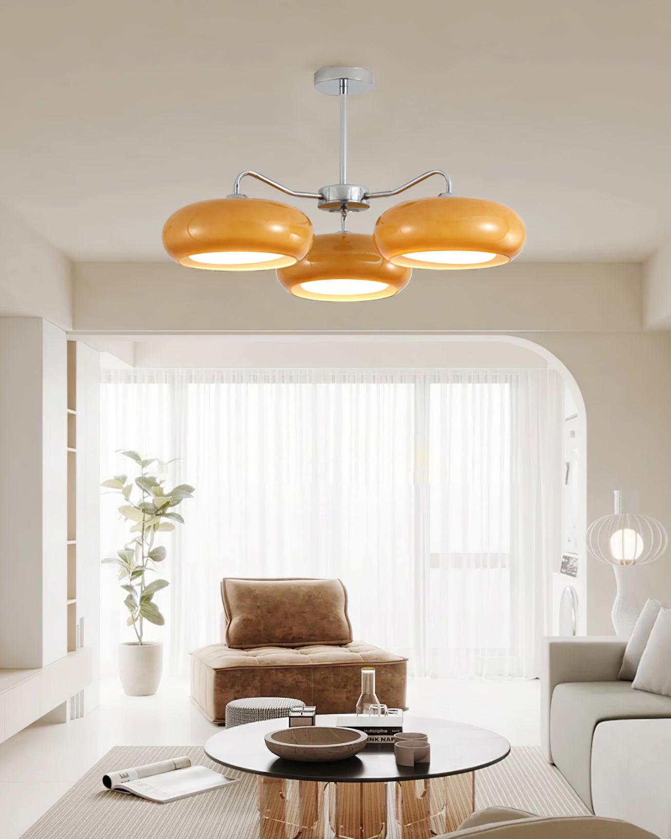 Tetra Ceiling Lamp Triple Globe Retro Modern Living Room - Letslighting