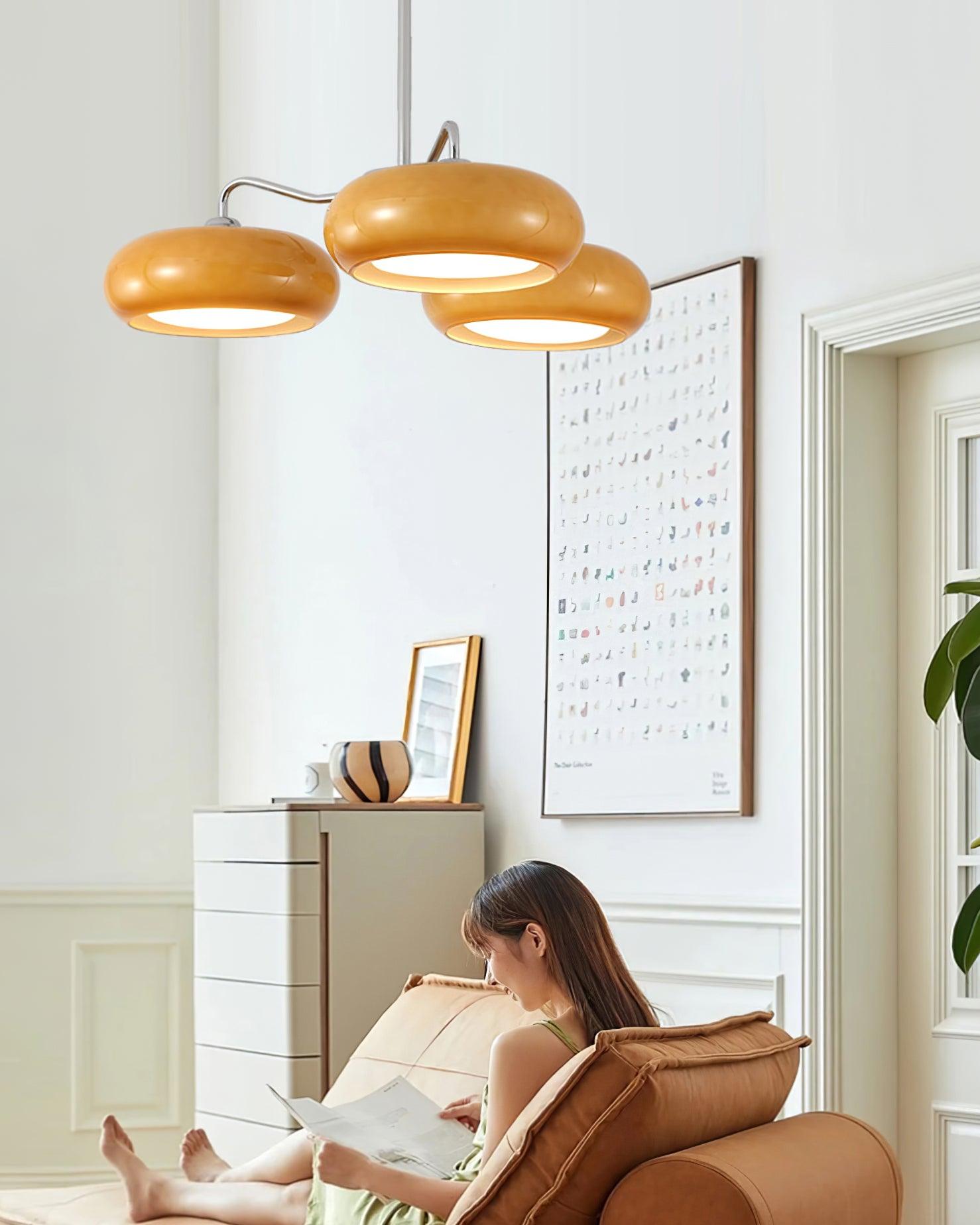 Tetra Ceiling Lamp Triple Globe Retro Modern Living Room - Letslighting