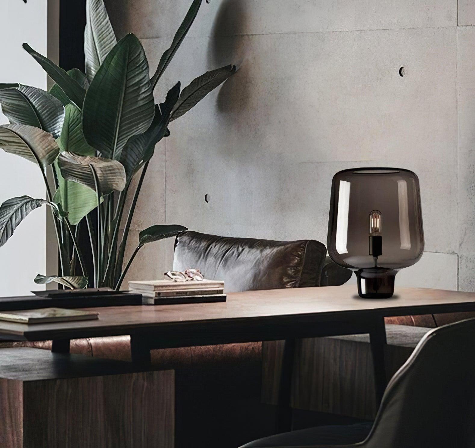 Elarian Glass Contemporary Table Lamp - Letslighting