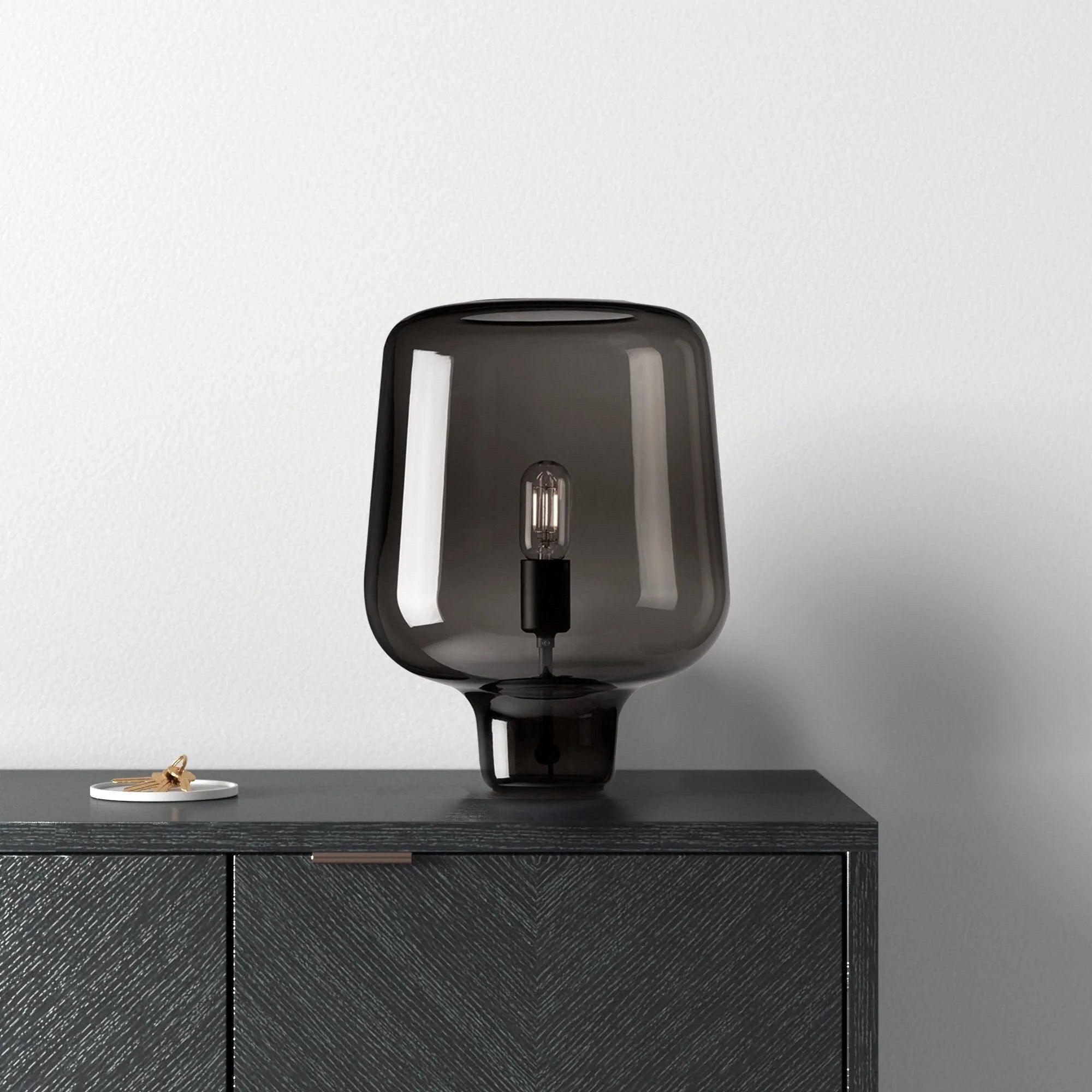 Elarian Glass Contemporary Table Lamp - Letslighting