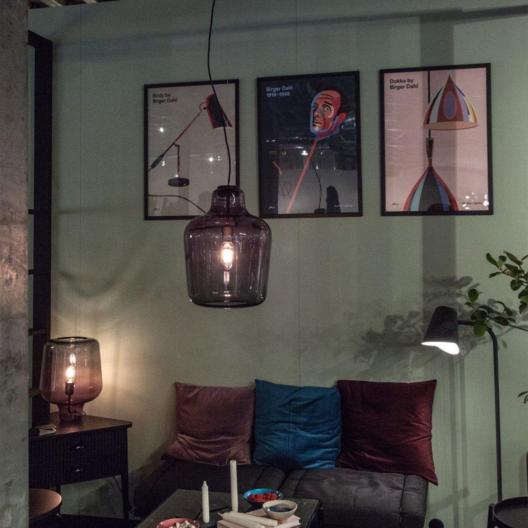 Elarian Glass Contemporary Table Lamp - Letslighting