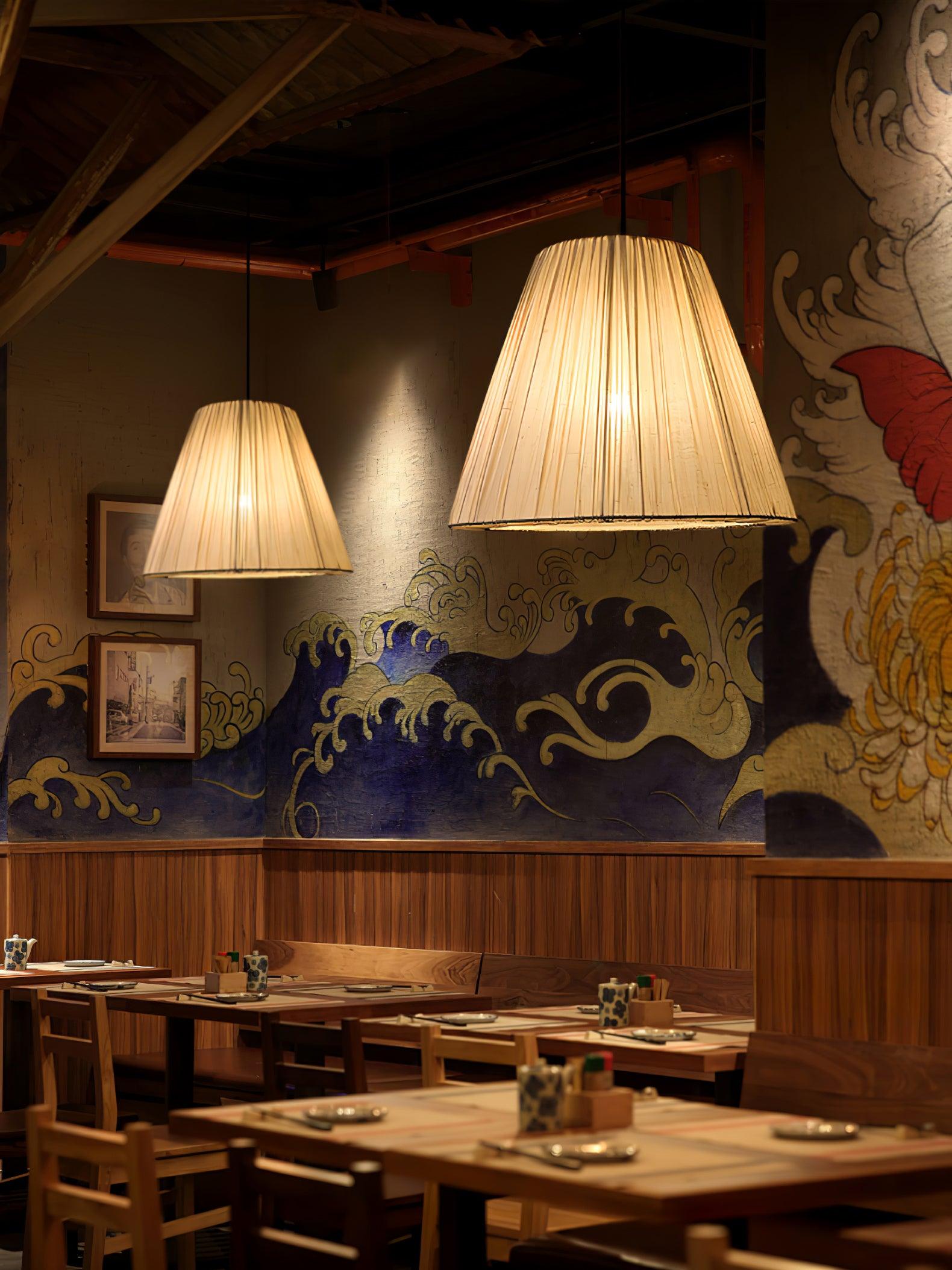 Textile Taper Pendant Lamp - Blowlighting