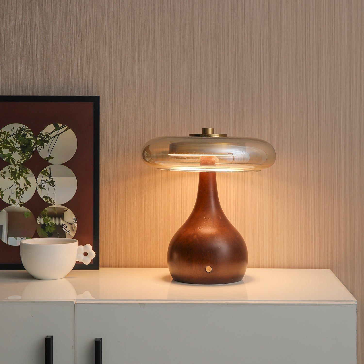 Solance Wood Vintage Table Lamp - Letslighting