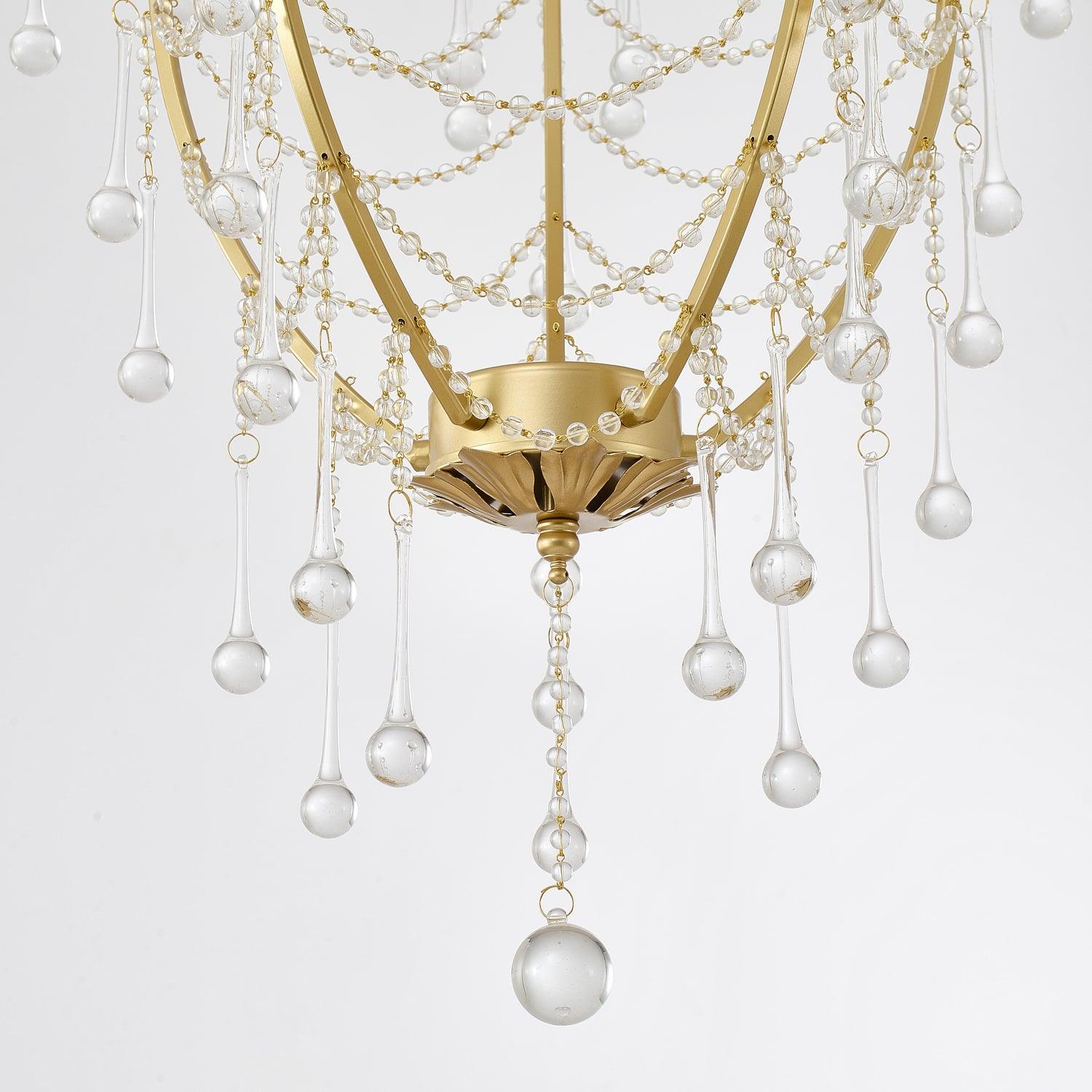 Theresa Chandelier Birdcage Crystal Elegance - Letslighting