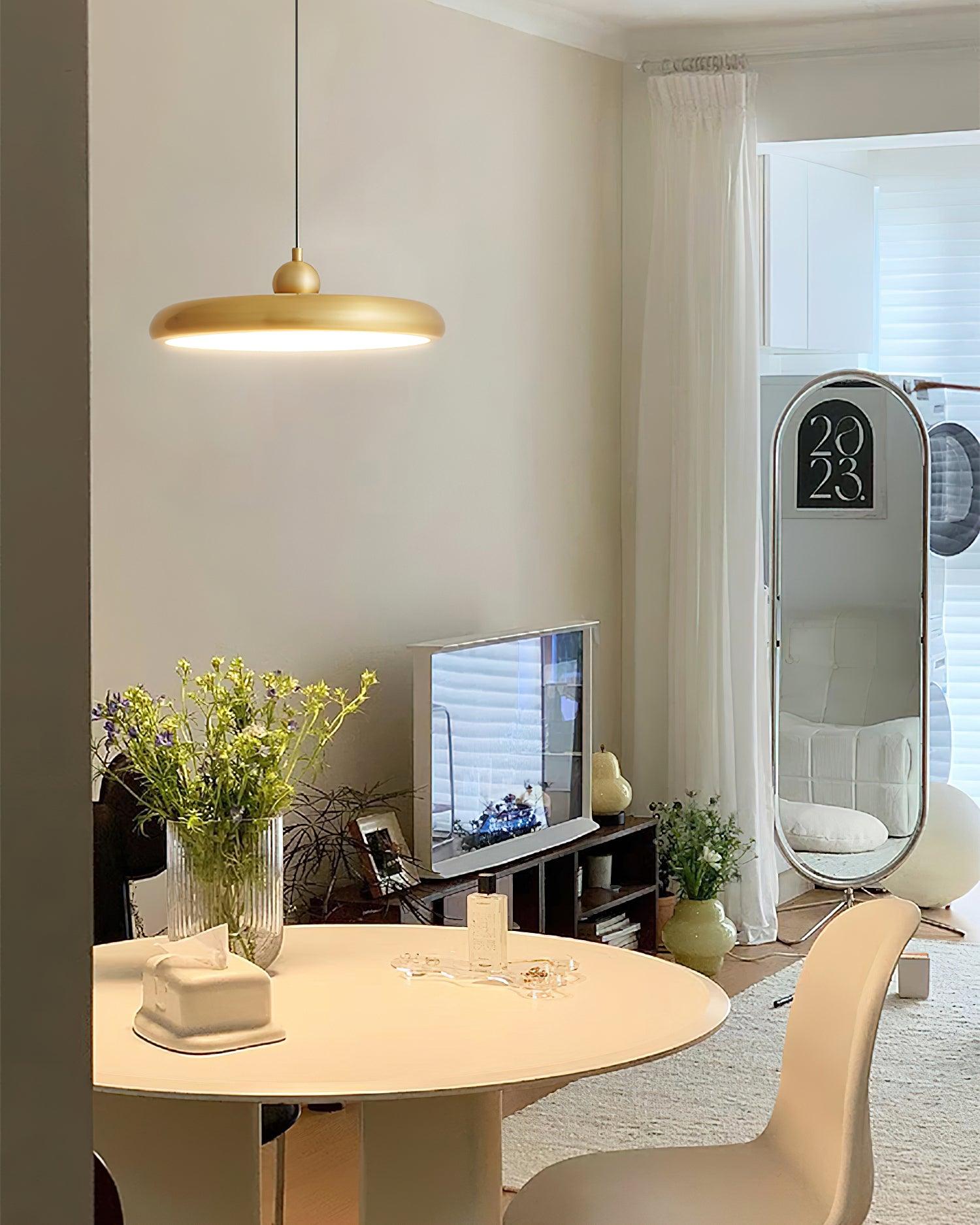 Avelice Brass Glam Pendant Lamp - Letslighting