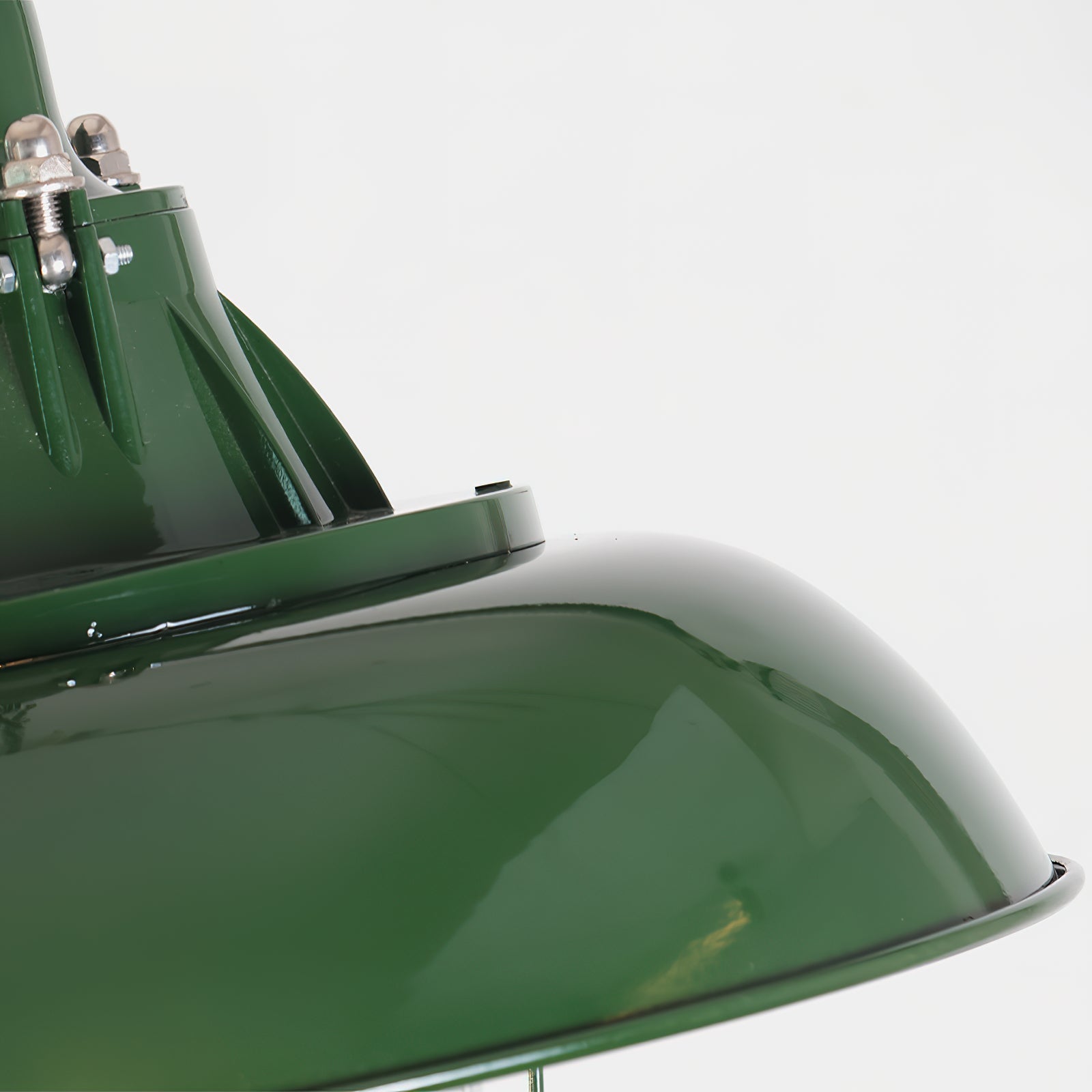 Colaeus Vintage Industrial Swag Green Glass Light - Letslighting