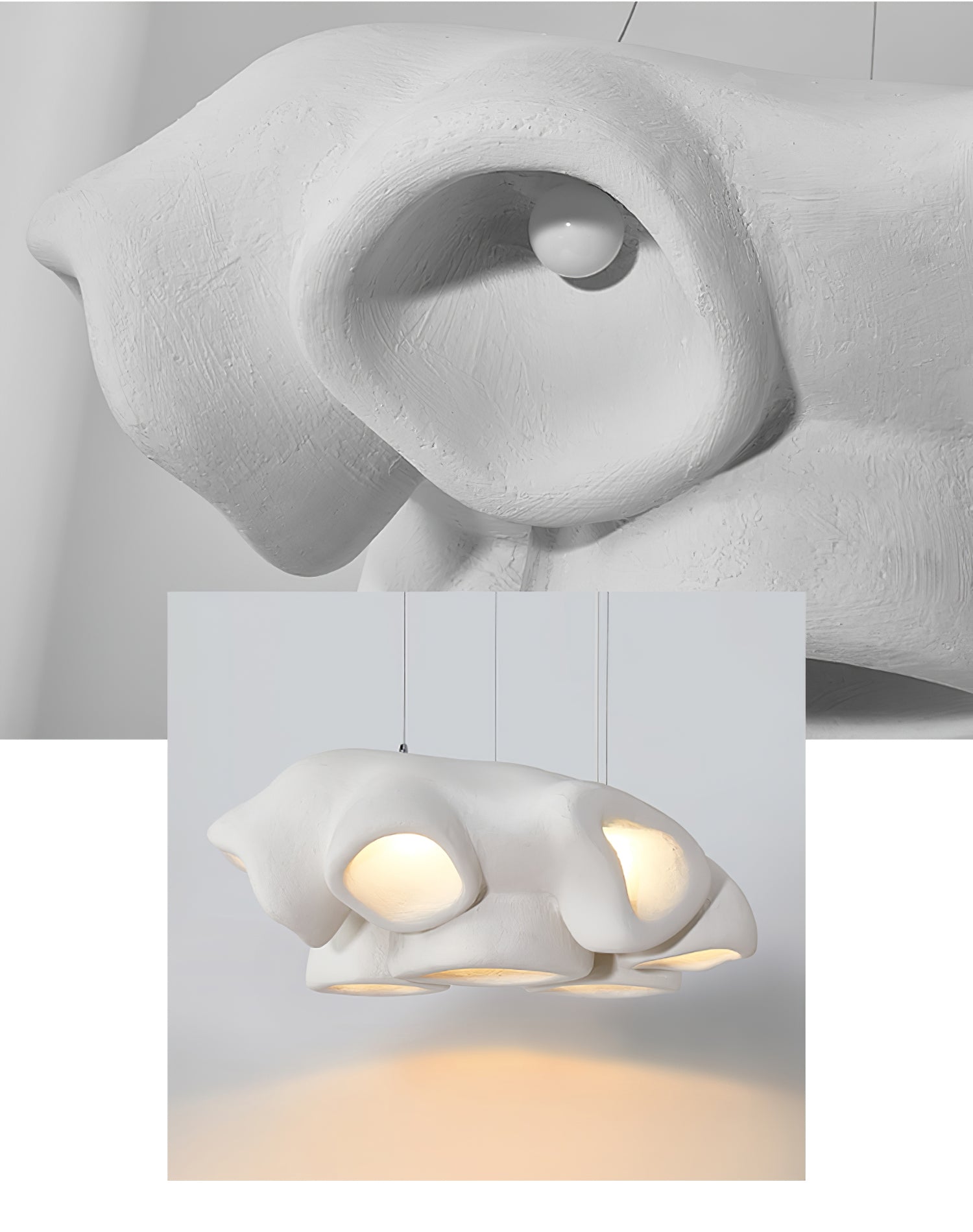 Cloud Modern Polystyrene Pendant Light - Letslighting