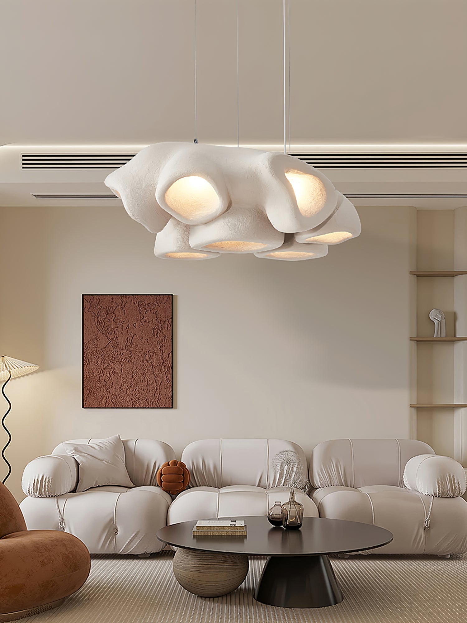 Cloud Modern Polystyrene Pendant Light - Letslighting