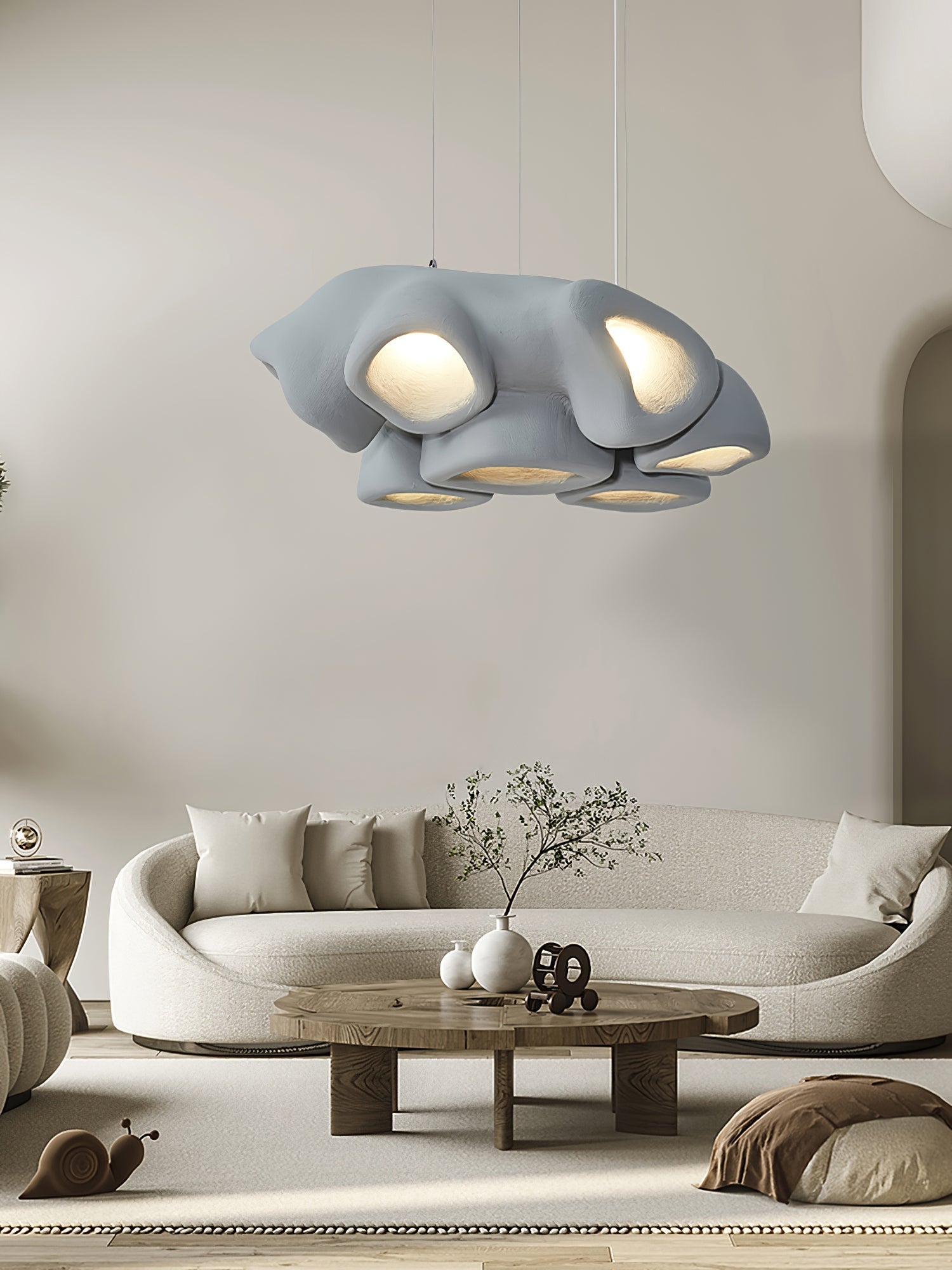 Cloud Modern Polystyrene Pendant Light - Letslighting