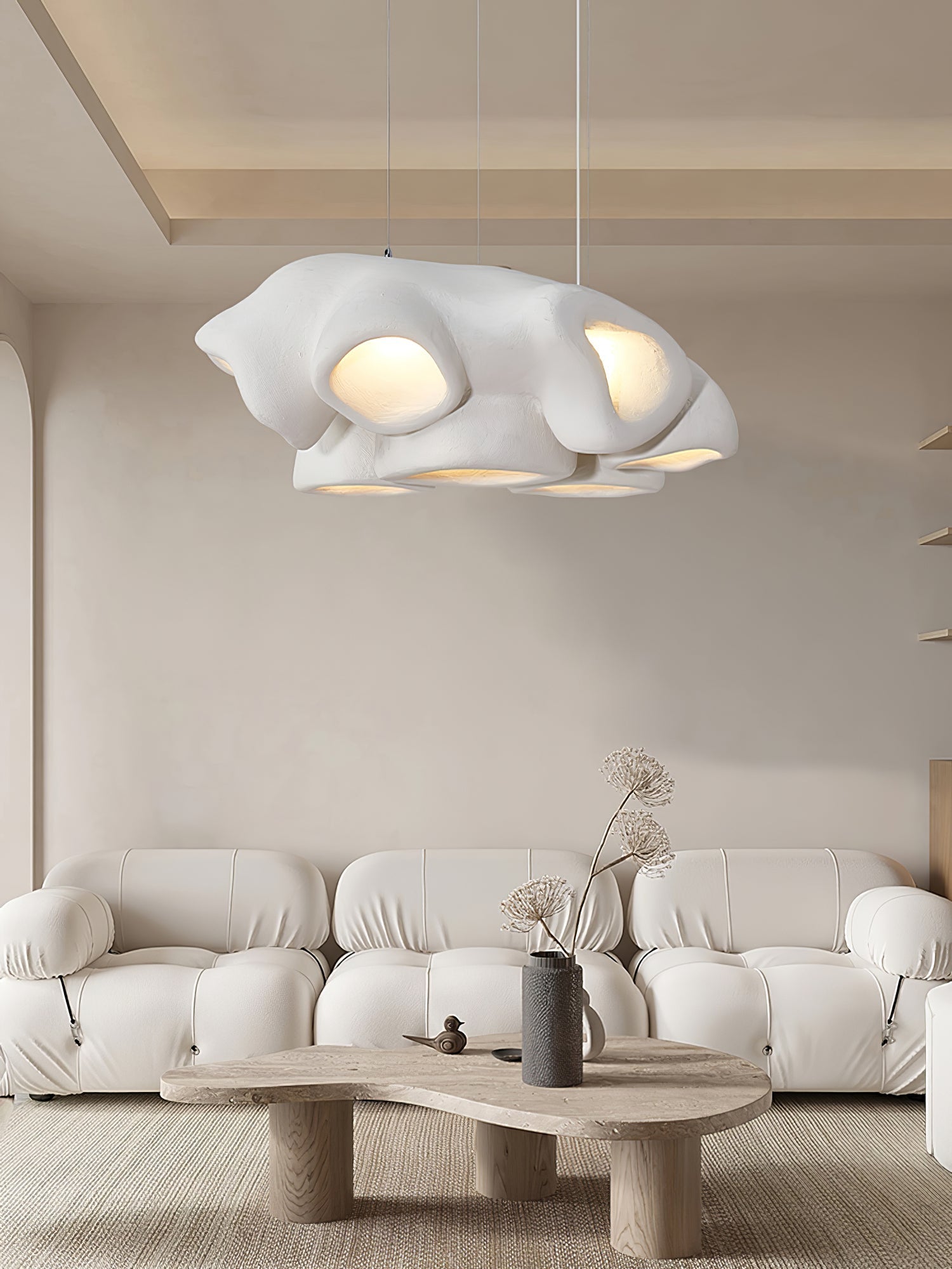 Cloud Modern Polystyrene Pendant Light - Letslighting
