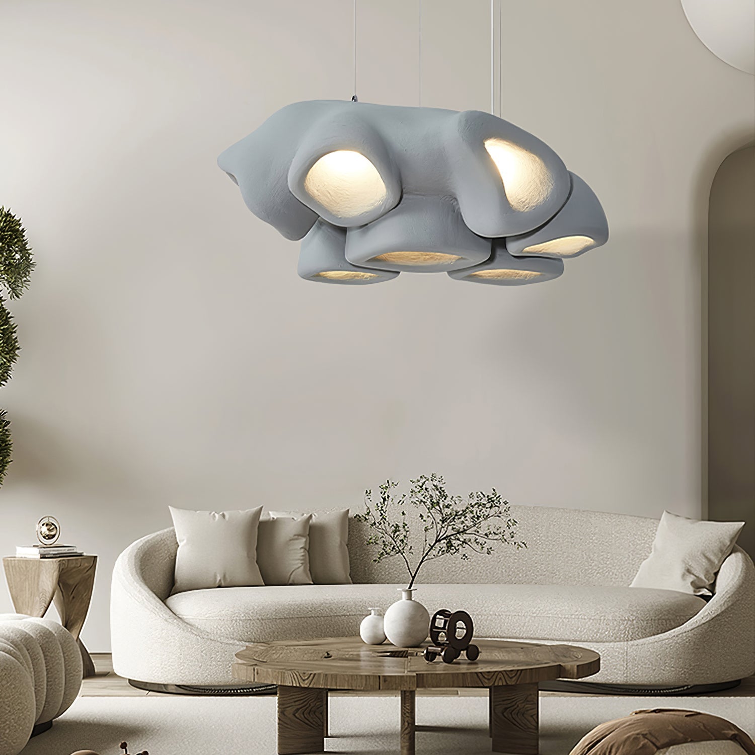 Cloud Modern Polystyrene Pendant Light - Letslighting
