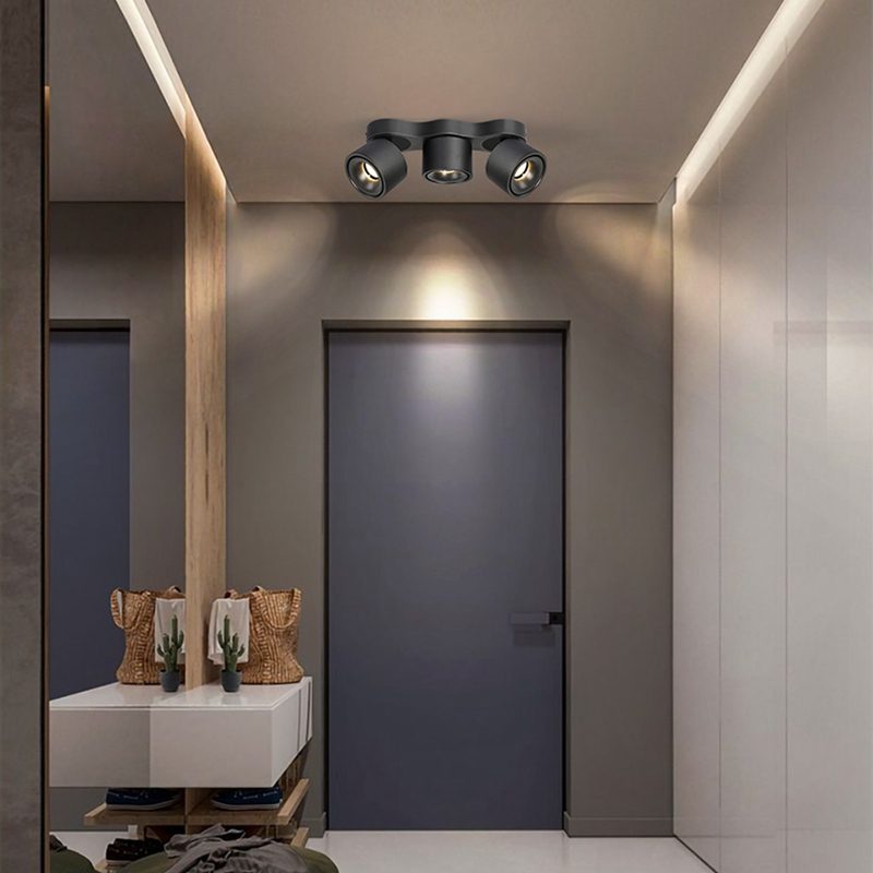 Nylaeara Three-heads Rotating Folding Ceiling Lamp - Letslighting