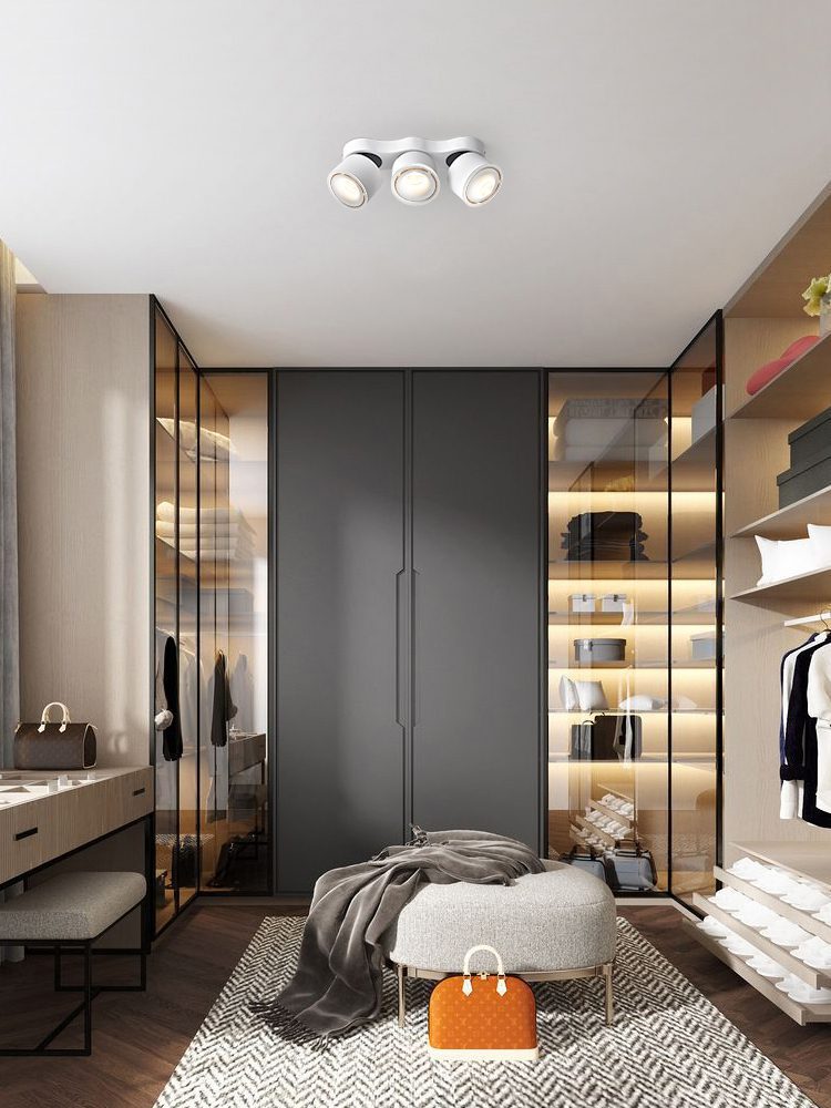 Nylaeara Three-heads Rotating Folding Ceiling Lamp - Letslighting