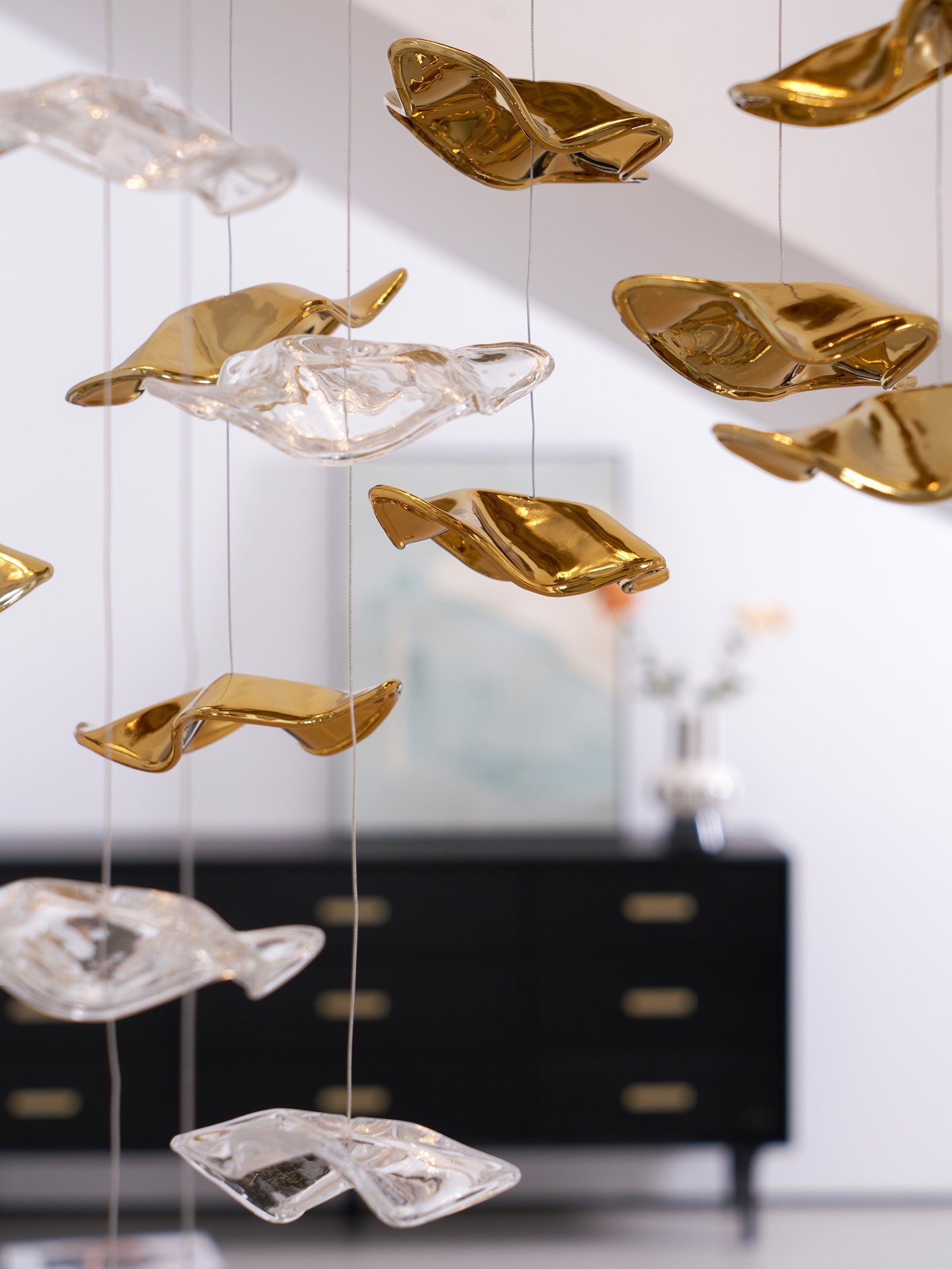 Ulphael Modern Minimalist Art Glass Chandelier - Letslighting
