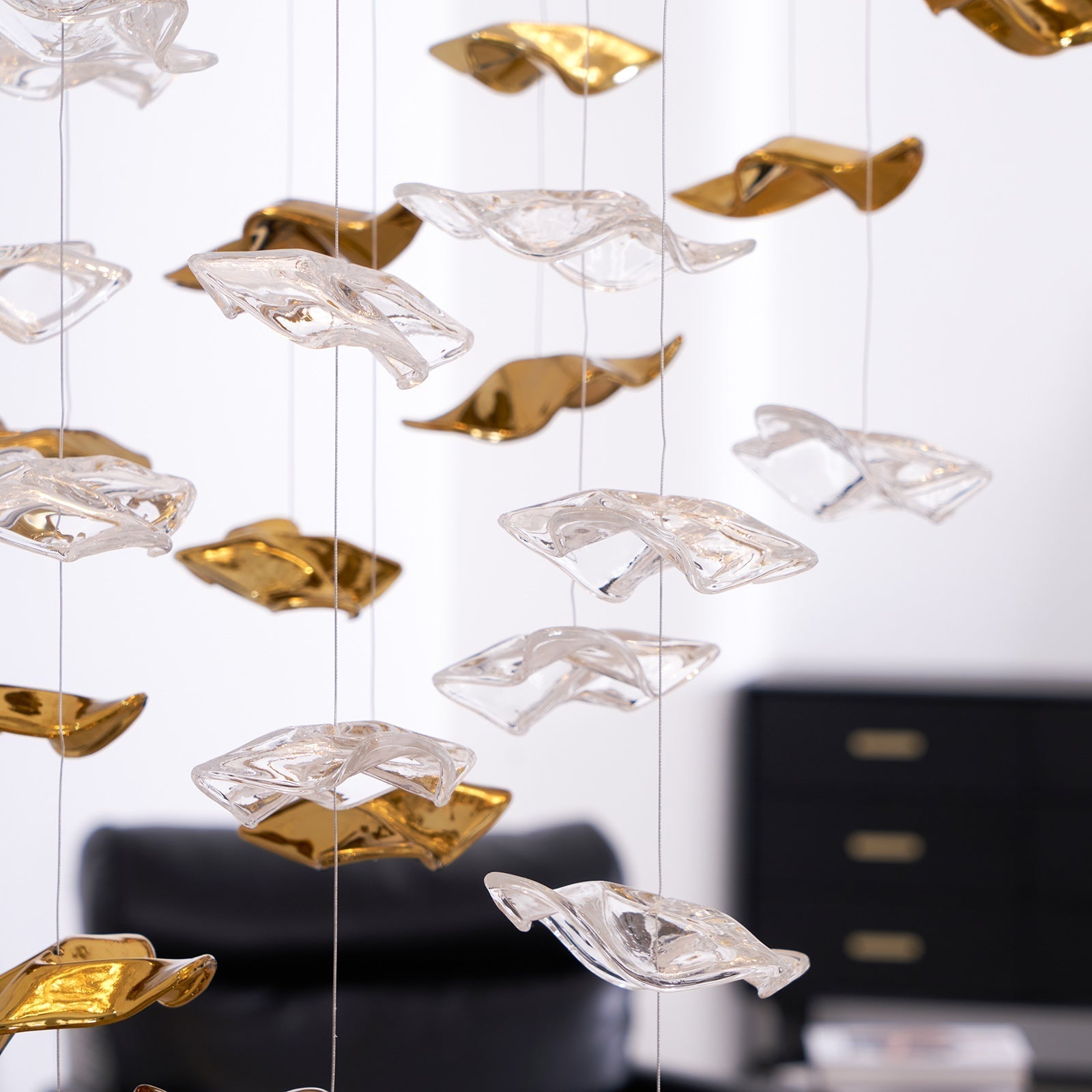 Ulphael Modern Minimalist Art Glass Chandelier - Letslighting