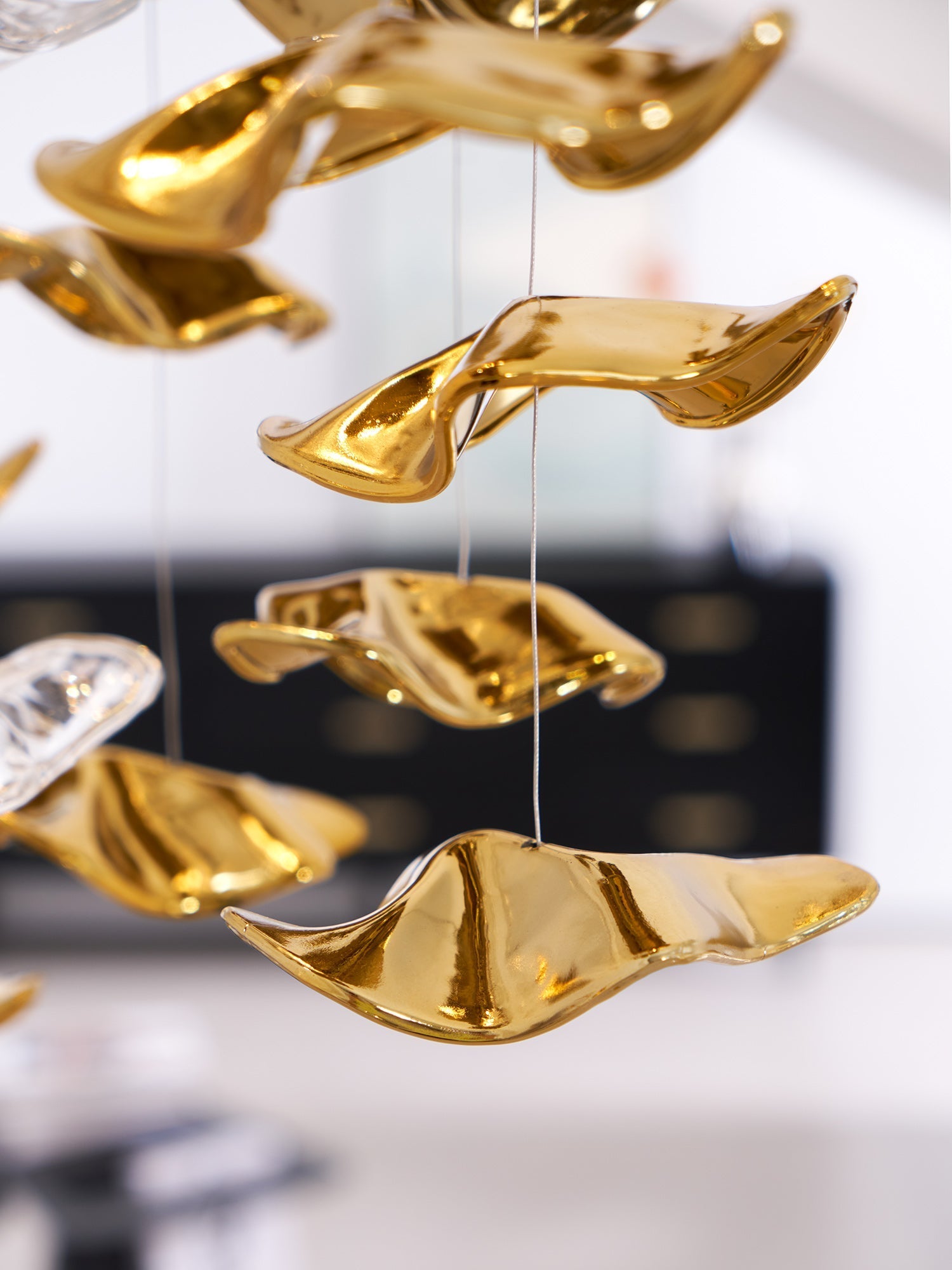 Ulphael Modern Minimalist Art Glass Chandelier - Letslighting