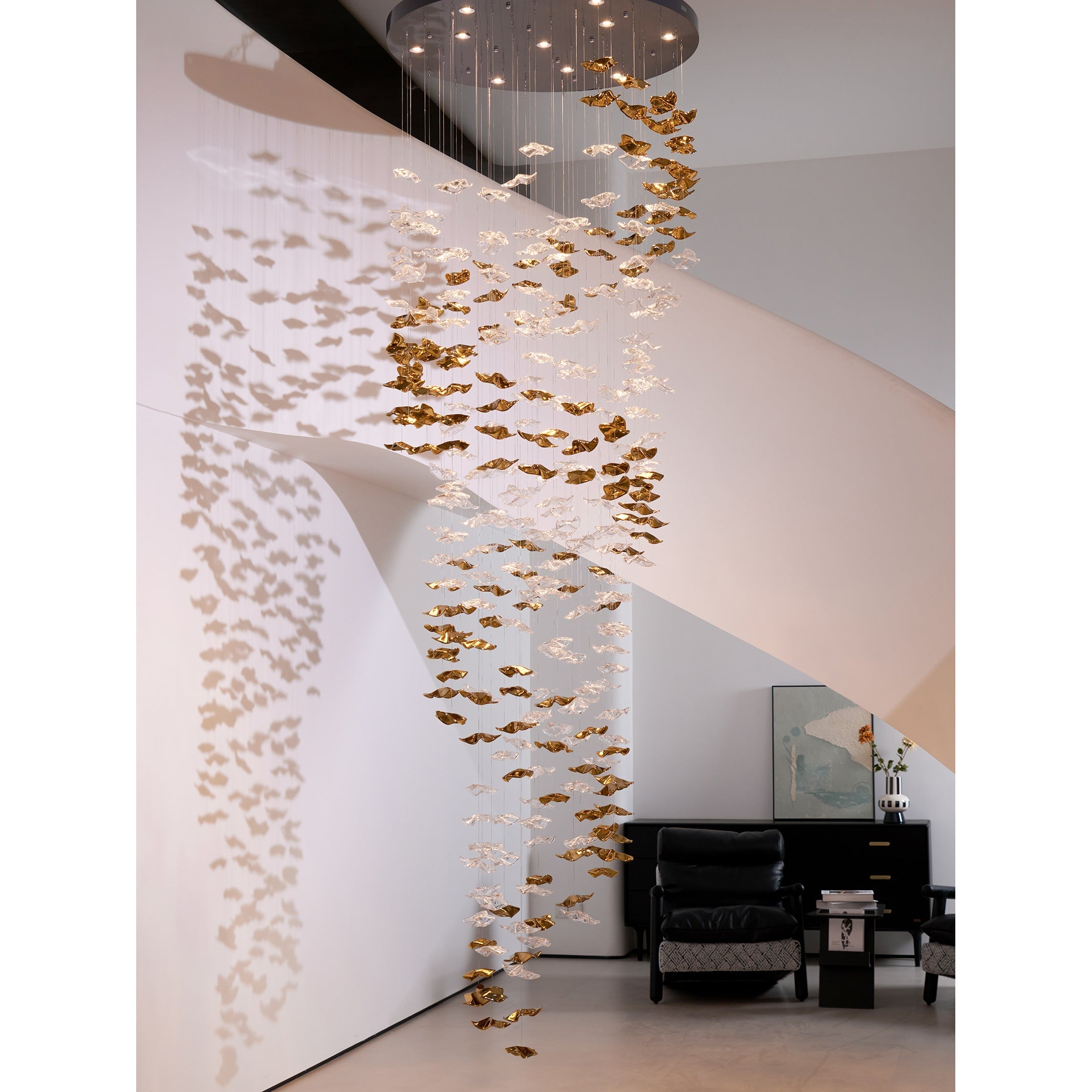 Ulphael Modern Minimalist Art Glass Chandelier - Letslighting