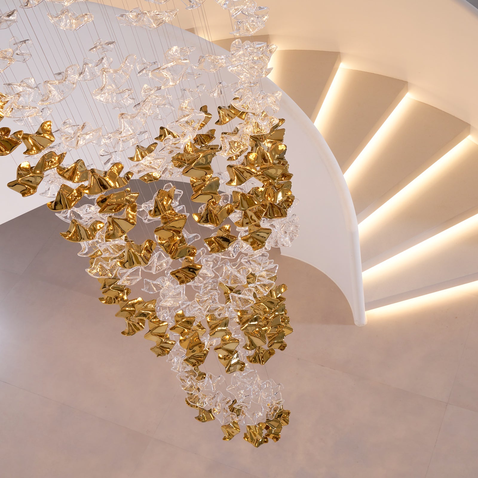 Ulphael Modern Minimalist Art Glass Chandelier - Letslighting