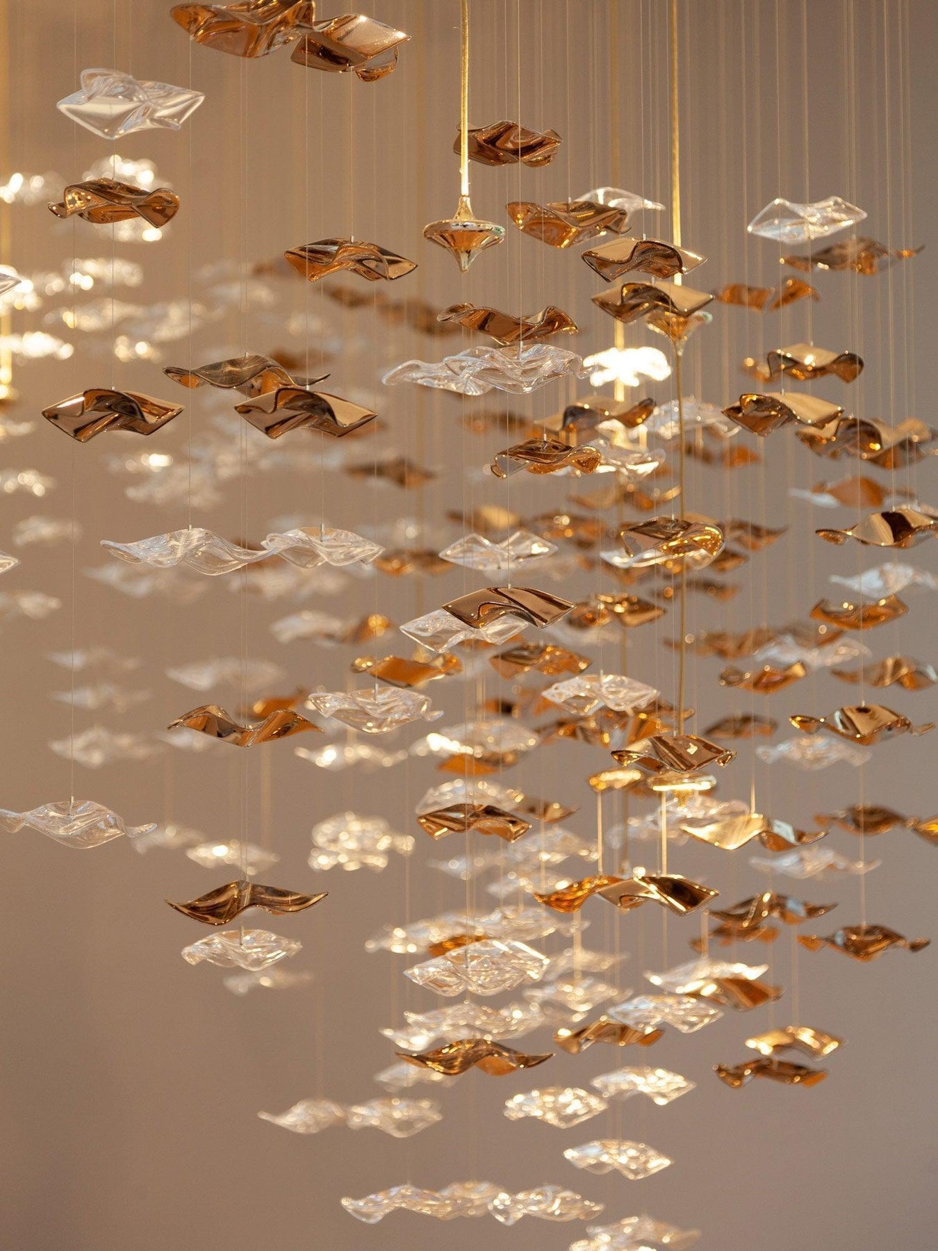 Ulphael Modern Minimalist Art Glass Chandelier - Letslighting