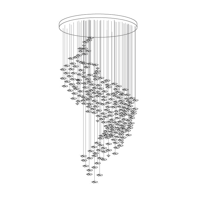 Ulphael Modern Minimalist Art Glass Chandelier - Letslighting