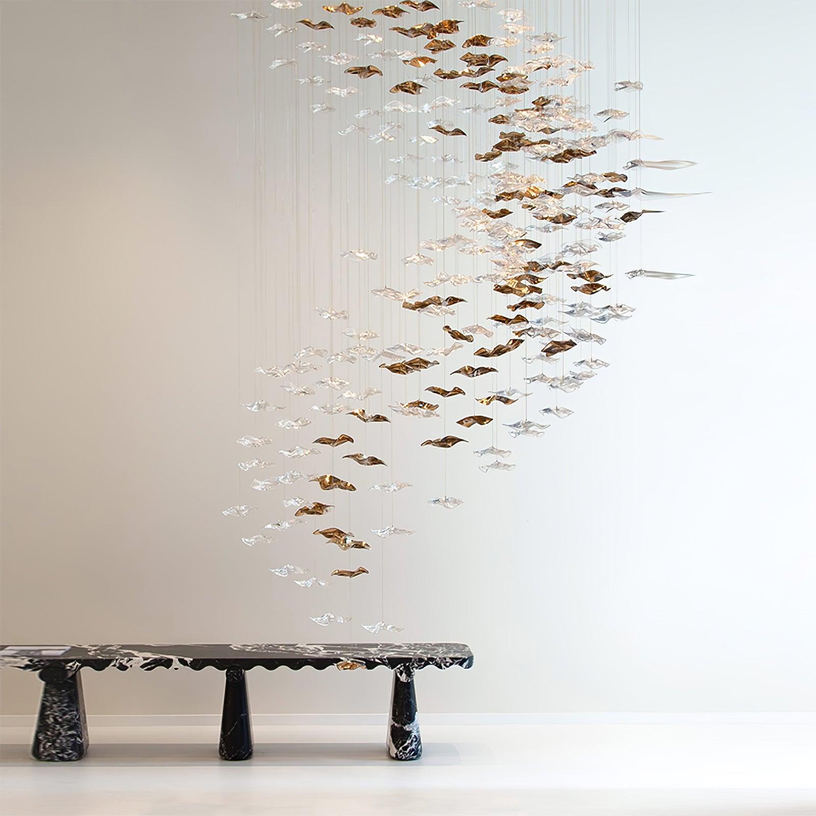 Ulphael Modern Minimalist Art Glass Chandelier - Letslighting