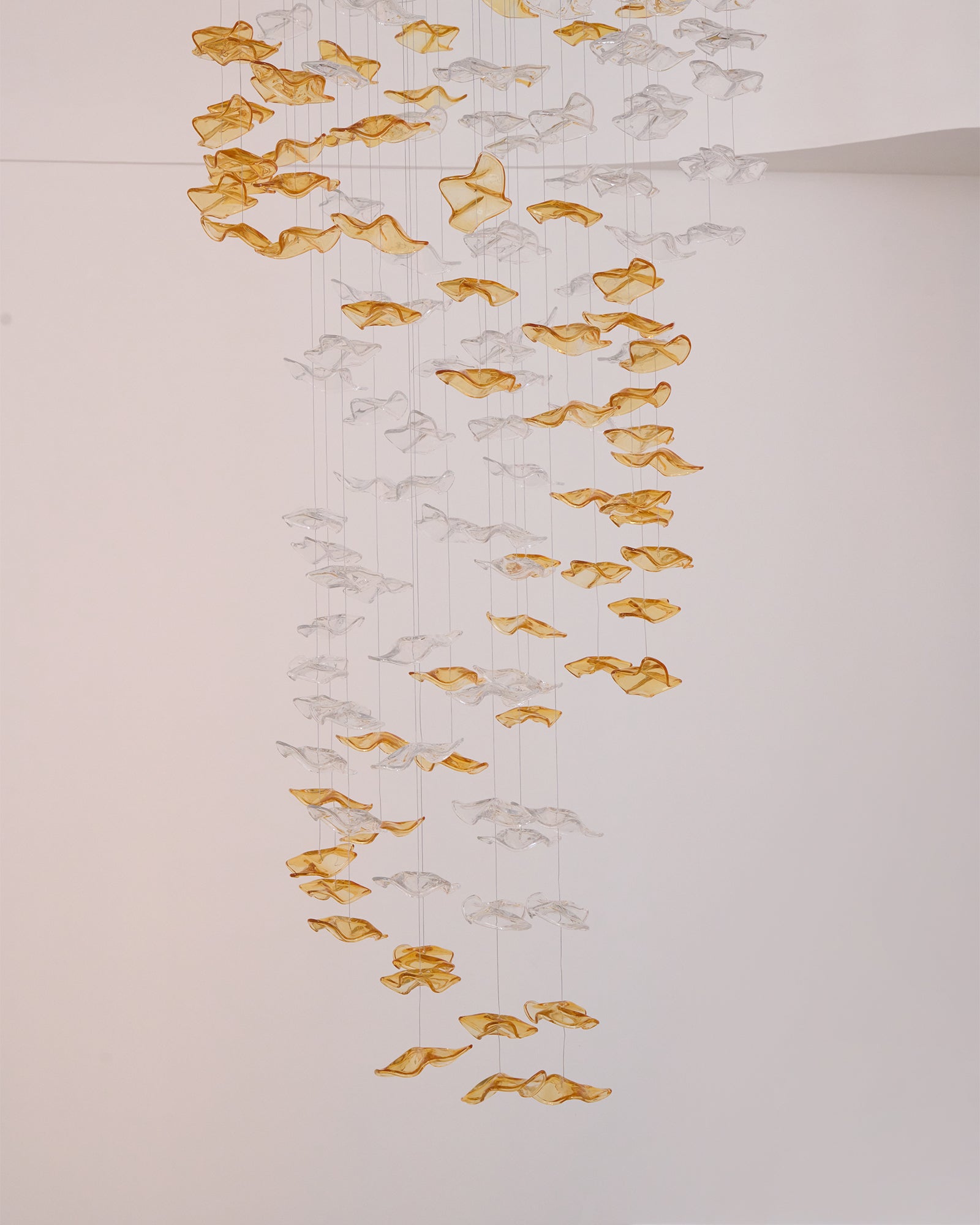 Nephele Crystal Leaf Chandelier - Letslighting