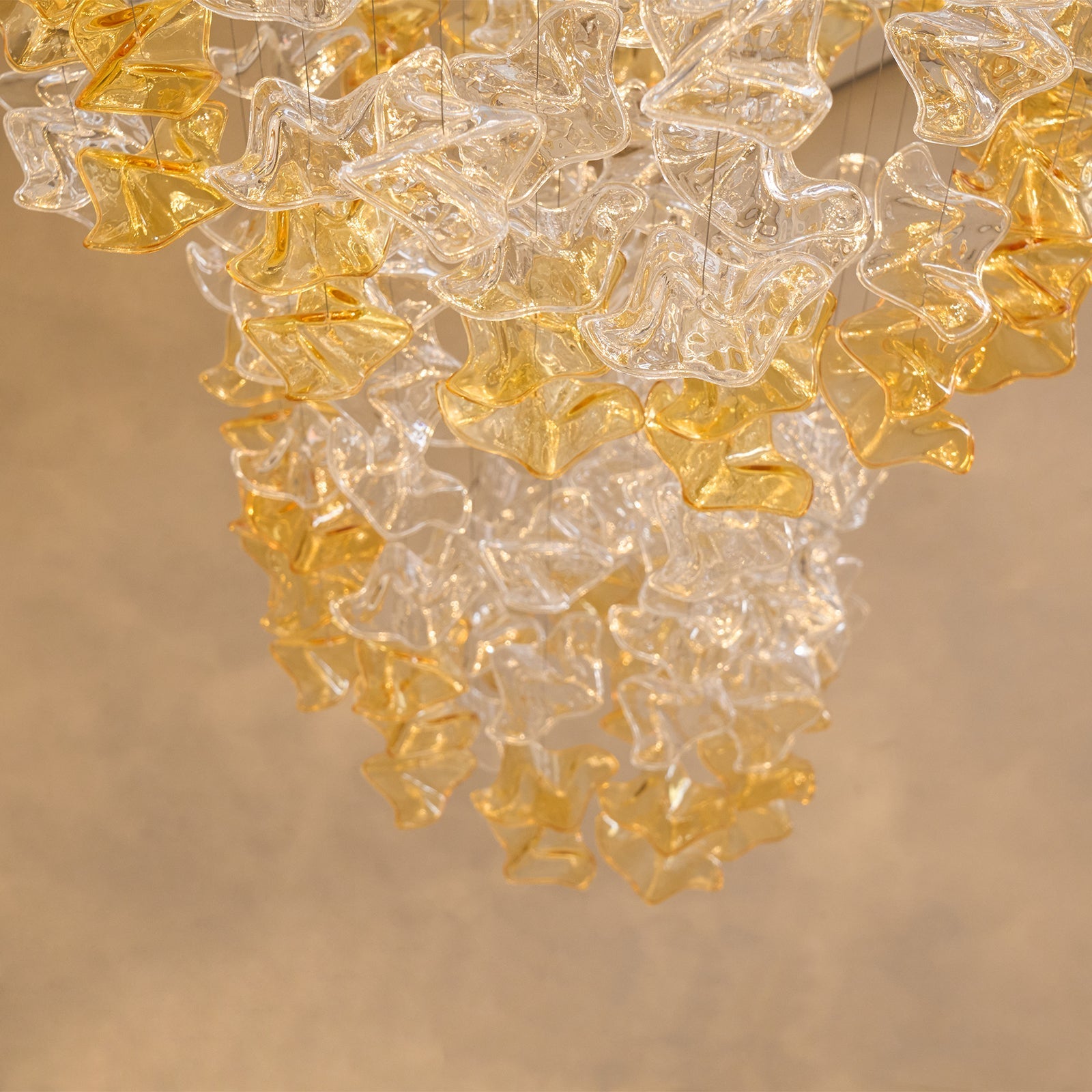 Ulphael Modern Minimalist Art Glass Chandelier - Letslighting