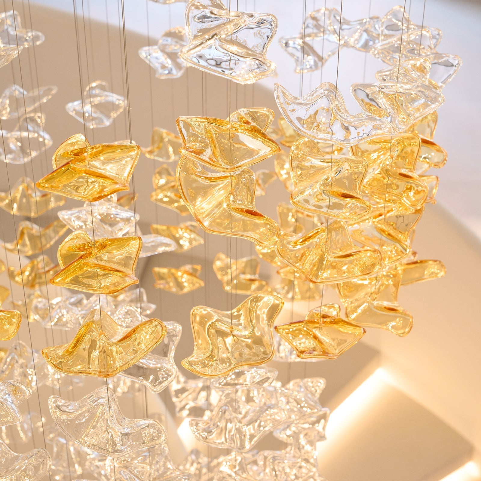 Ulphael Modern Minimalist Art Glass Chandelier - Letslighting