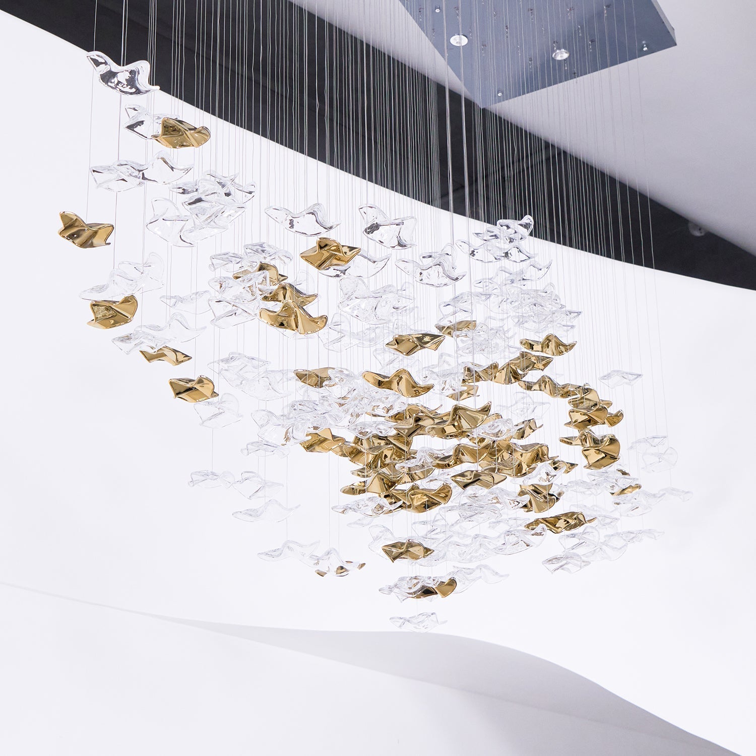 Ulphael Modern Minimalist Art Glass Chandelier - Letslighting