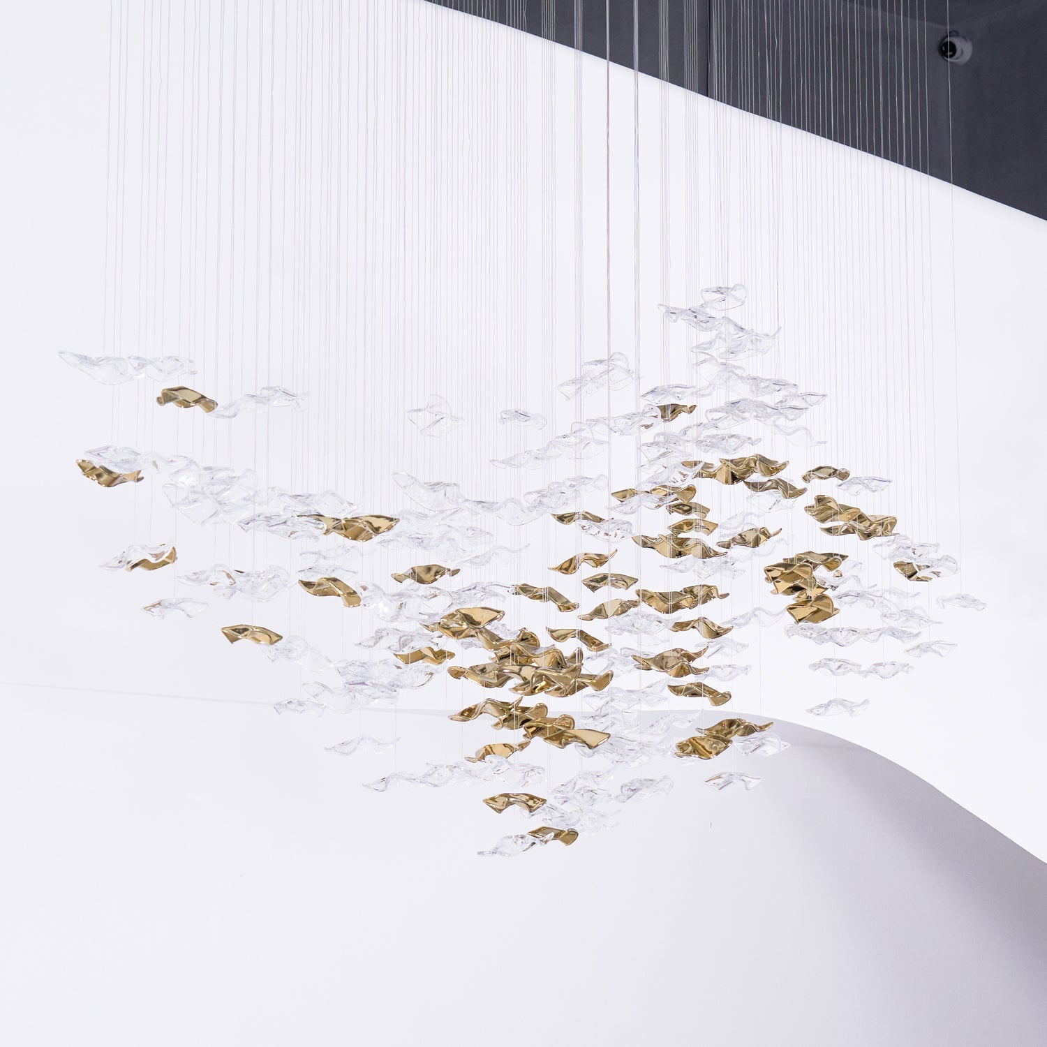 Ulphael Modern Minimalist Art Glass Chandelier - Letslighting