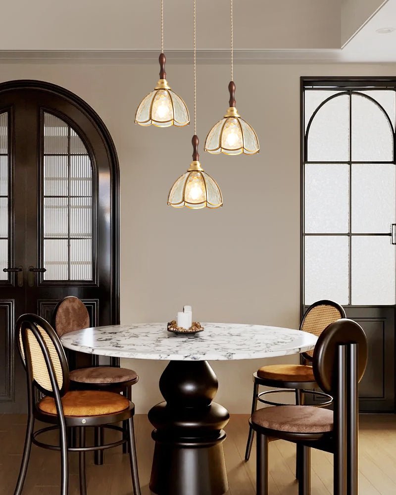 Floraner Brass & Glass Pendant Lamp - Letslighting