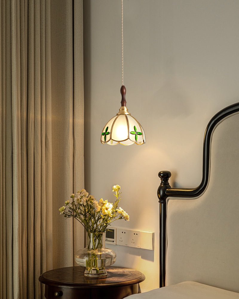 Floraner Brass & Glass Pendant Lamp - Letslighting