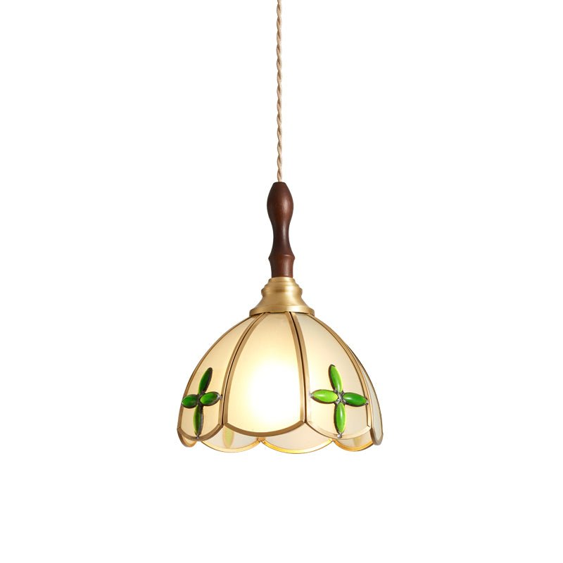 Floraner Brass & Glass Pendant Lamp - Letslighting
