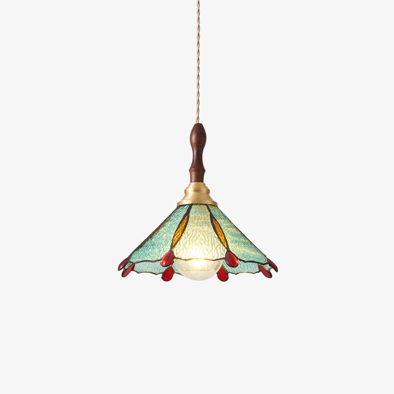 Floraner Brass & Glass Pendant Lamp - Letslighting