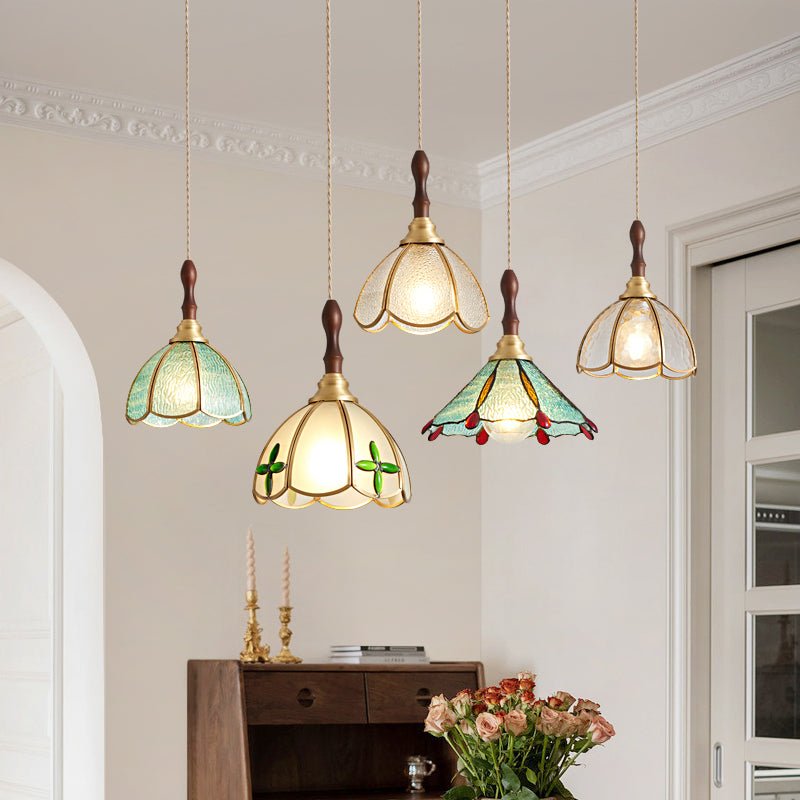 Floraner Brass & Glass Pendant Lamp - Letslighting