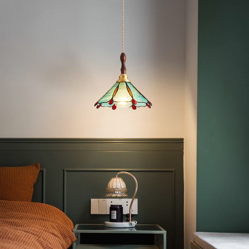 Floraner Brass & Glass Pendant Lamp - Letslighting